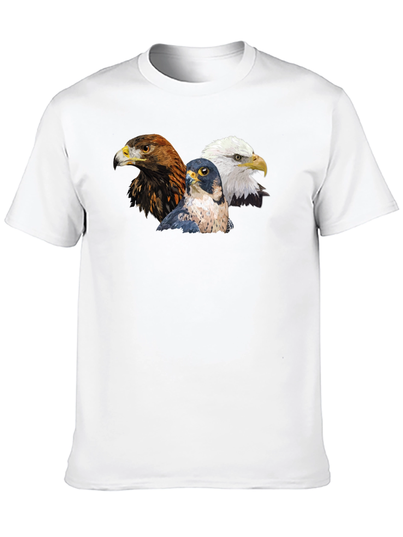Black Eagle Falcon Bird T-Shirt view 10