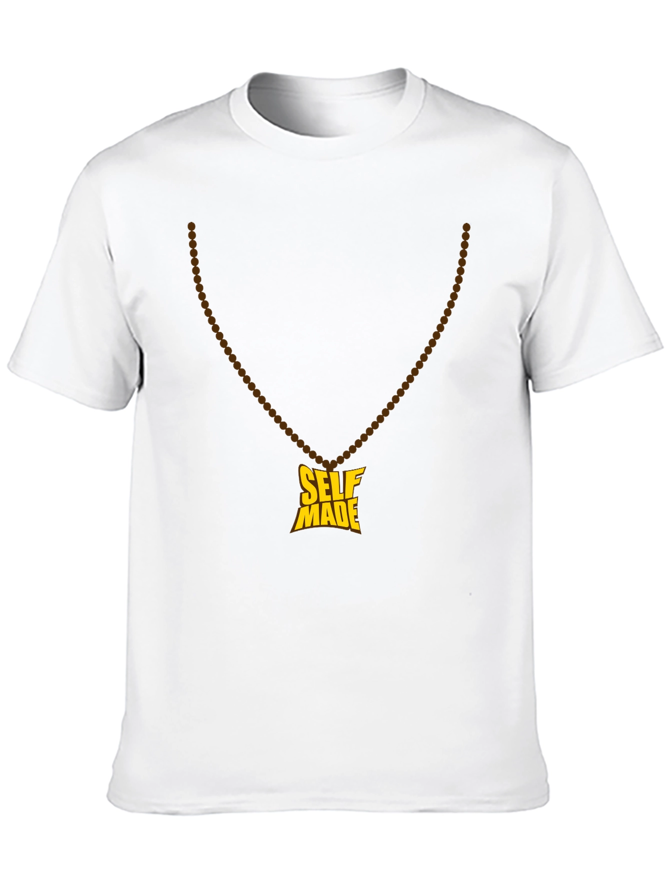 Black Self Made Graphic Tee - Men's Black T-Shirt view 10