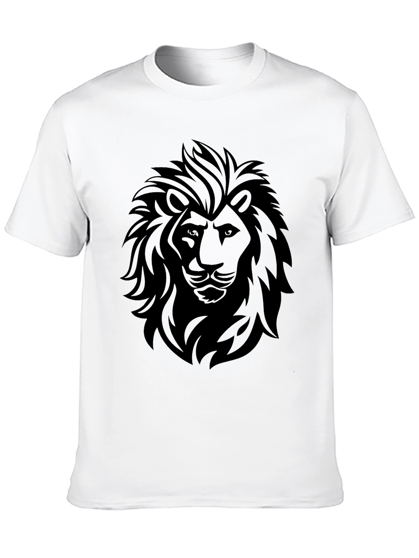 Black Lion Graphic Black T-Shirt - Bold Style view 10
