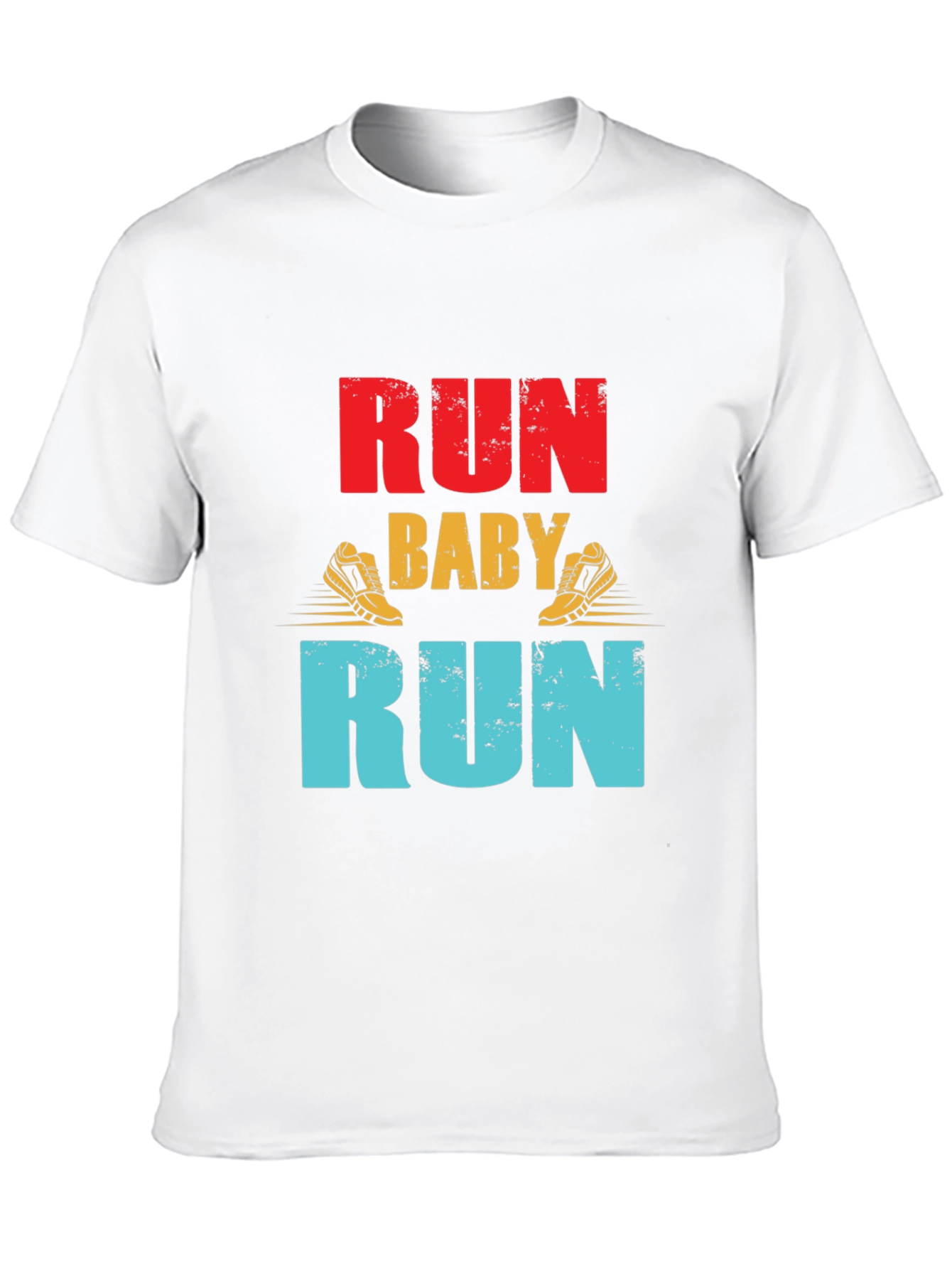 Black Run Baby Run Graphic T-Shirt view 10