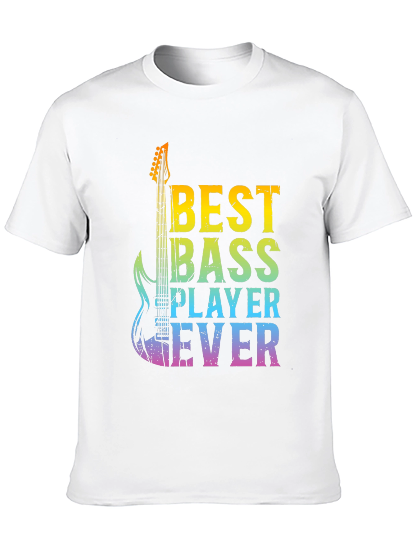 Black Best Bass Player Ever Graphic T-Shirt view 10