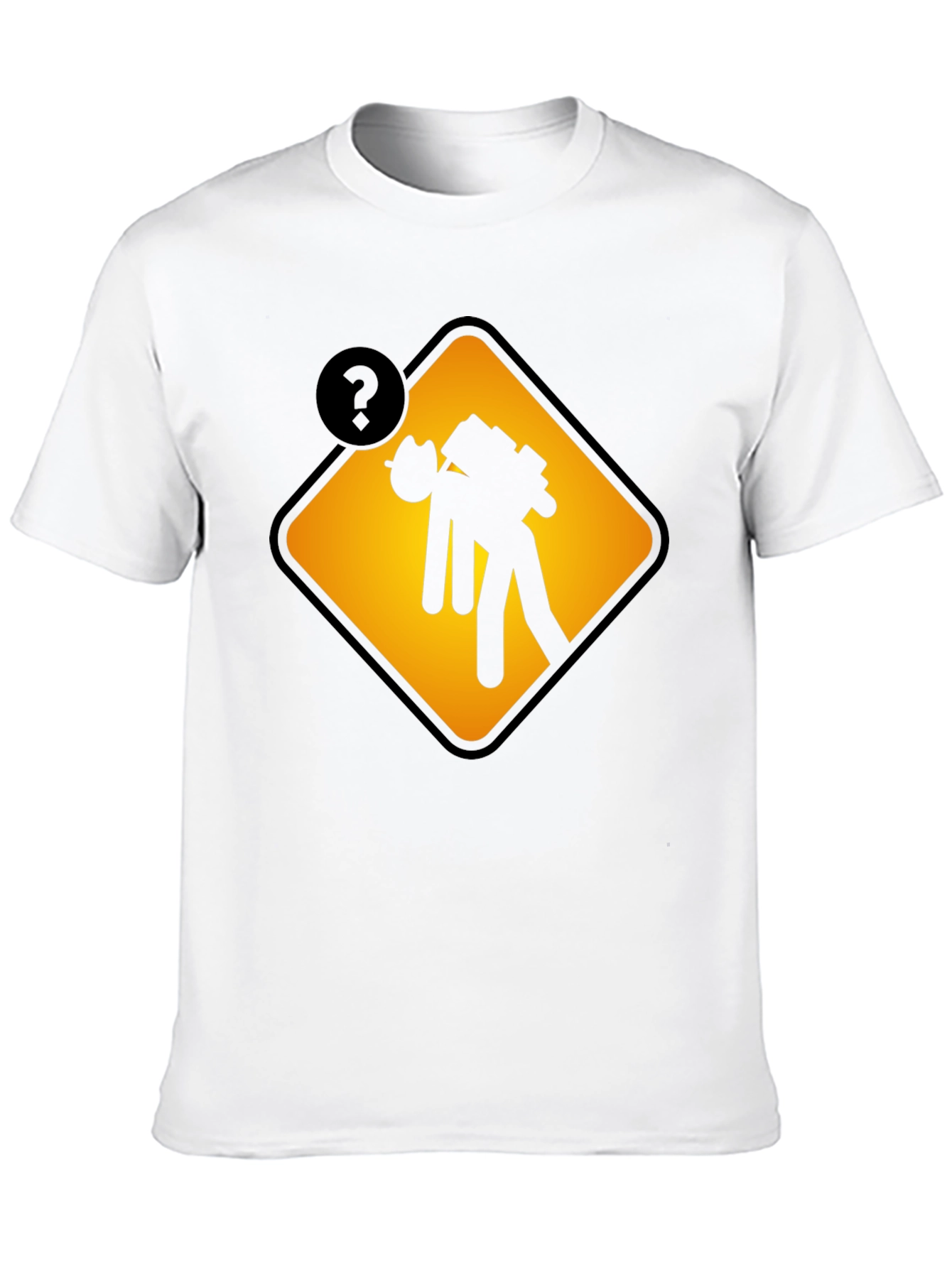 Black Caution Overburdened Graphic Tee - Black Cotton Blend view 10