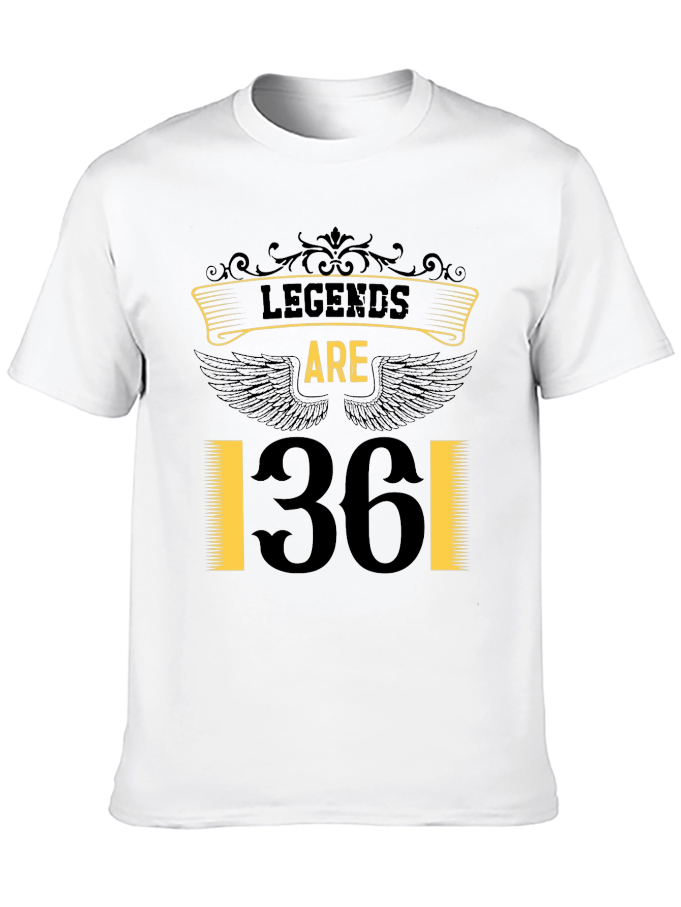 Black Legends Are 36 T-Shirt view 10