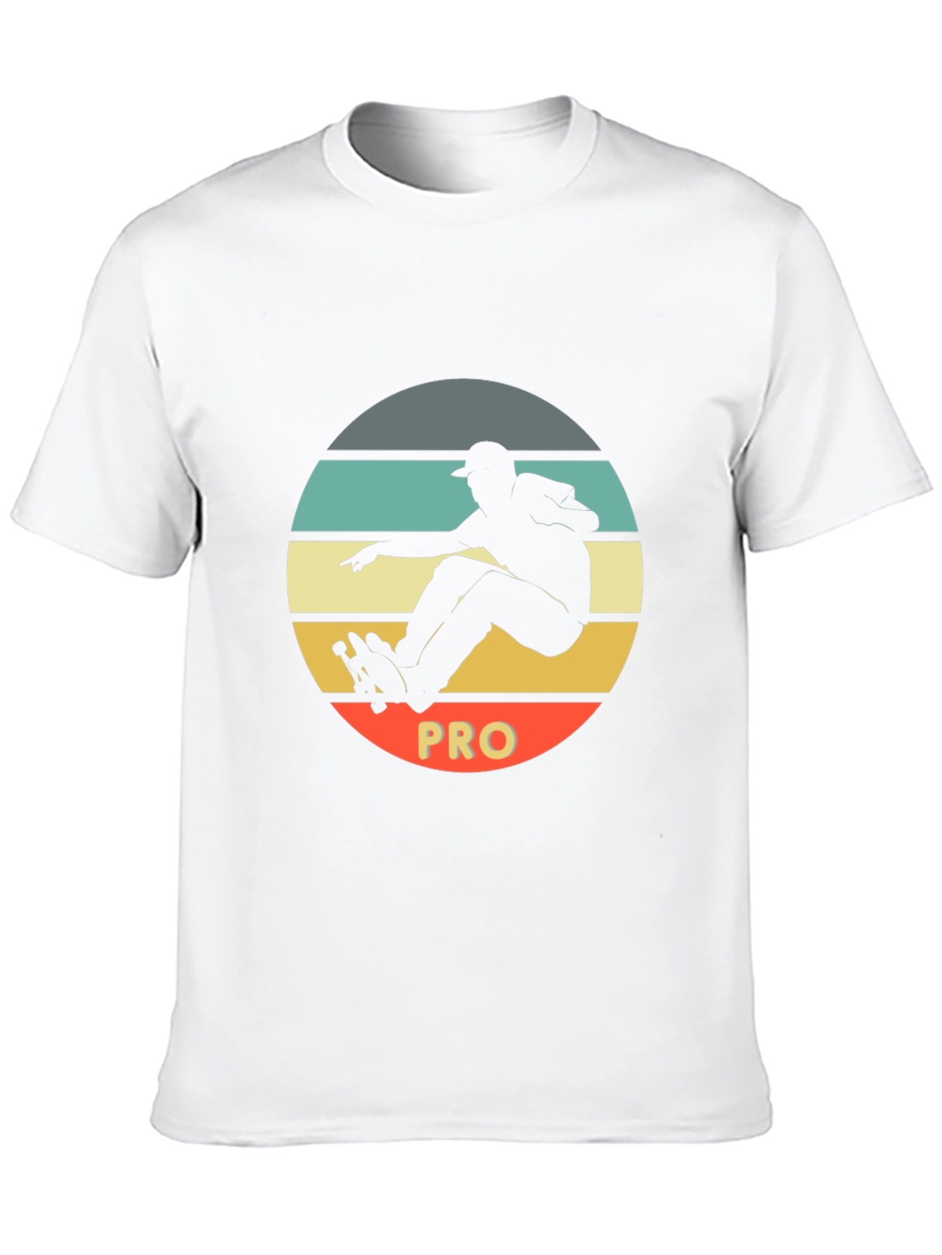Black Skateboard Pro Black T-Shirt view 10