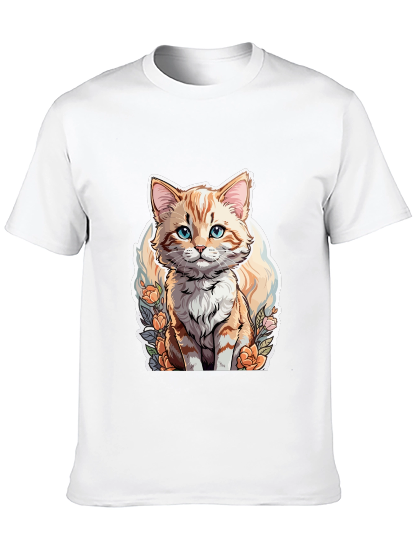 Black Cute Cat T-Shirt - Premium Comfort & Style view 10