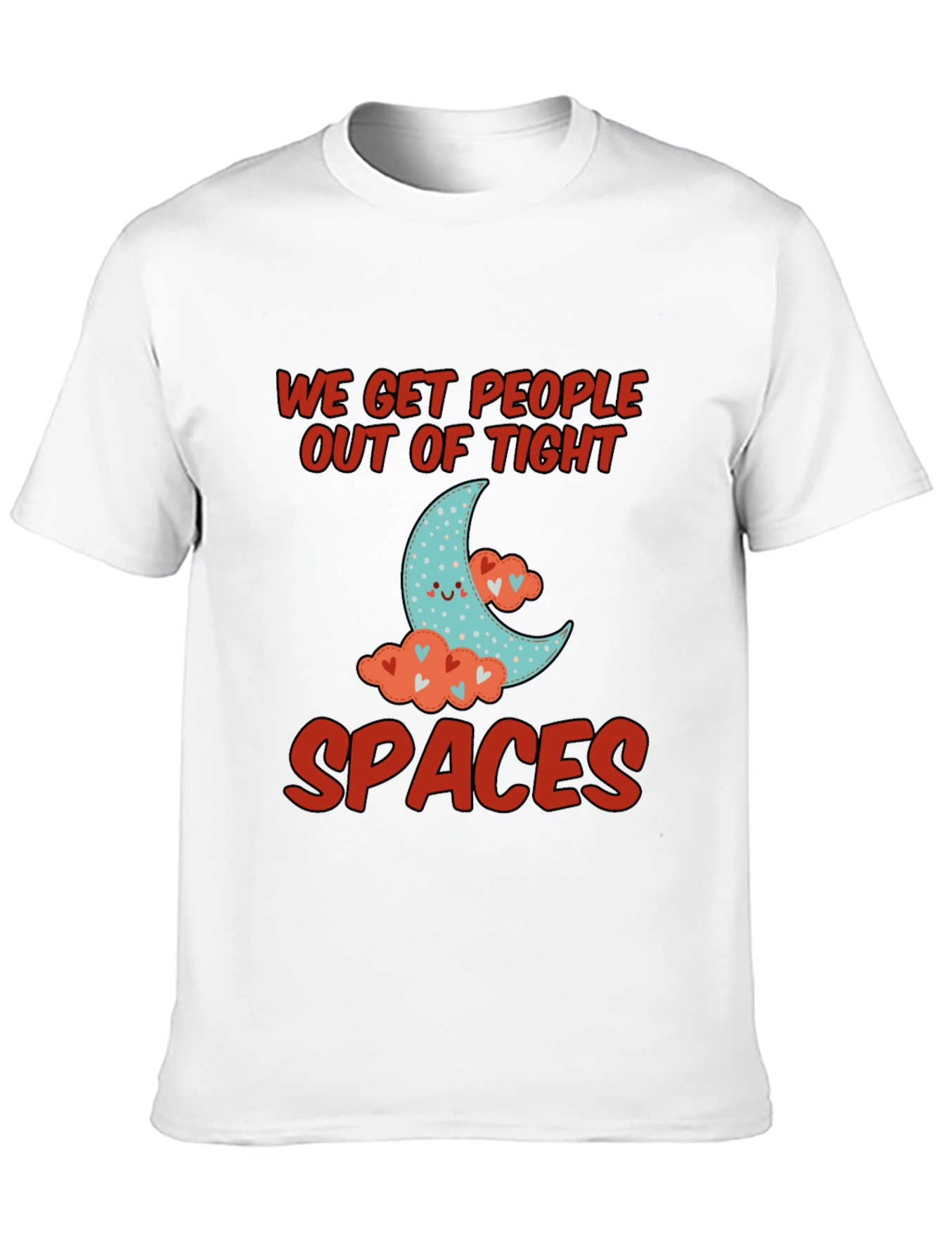 Black Tight Spaces Graphic Tee - Comfortable Fit view 10