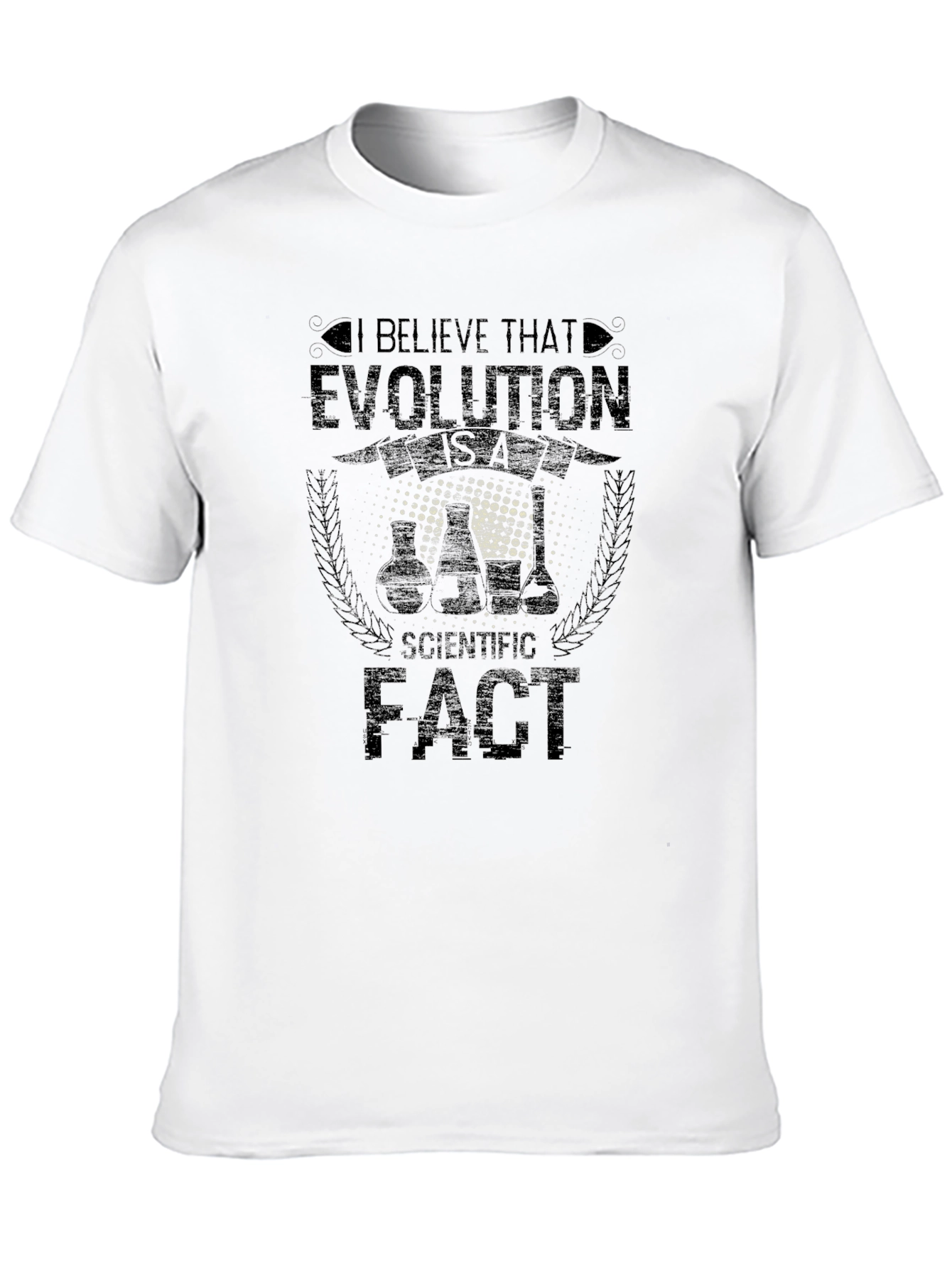 Black Evolution is a Scientific Fact T-Shirt view 10