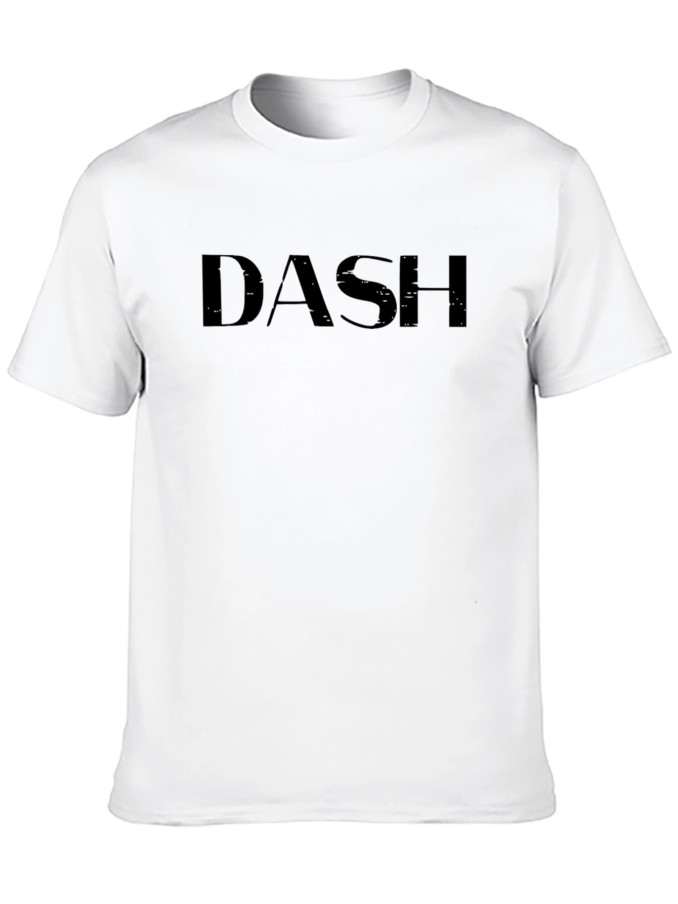 Black DASH Graphic Tee - Men's Black Short Sleeve T-Shirt view 10