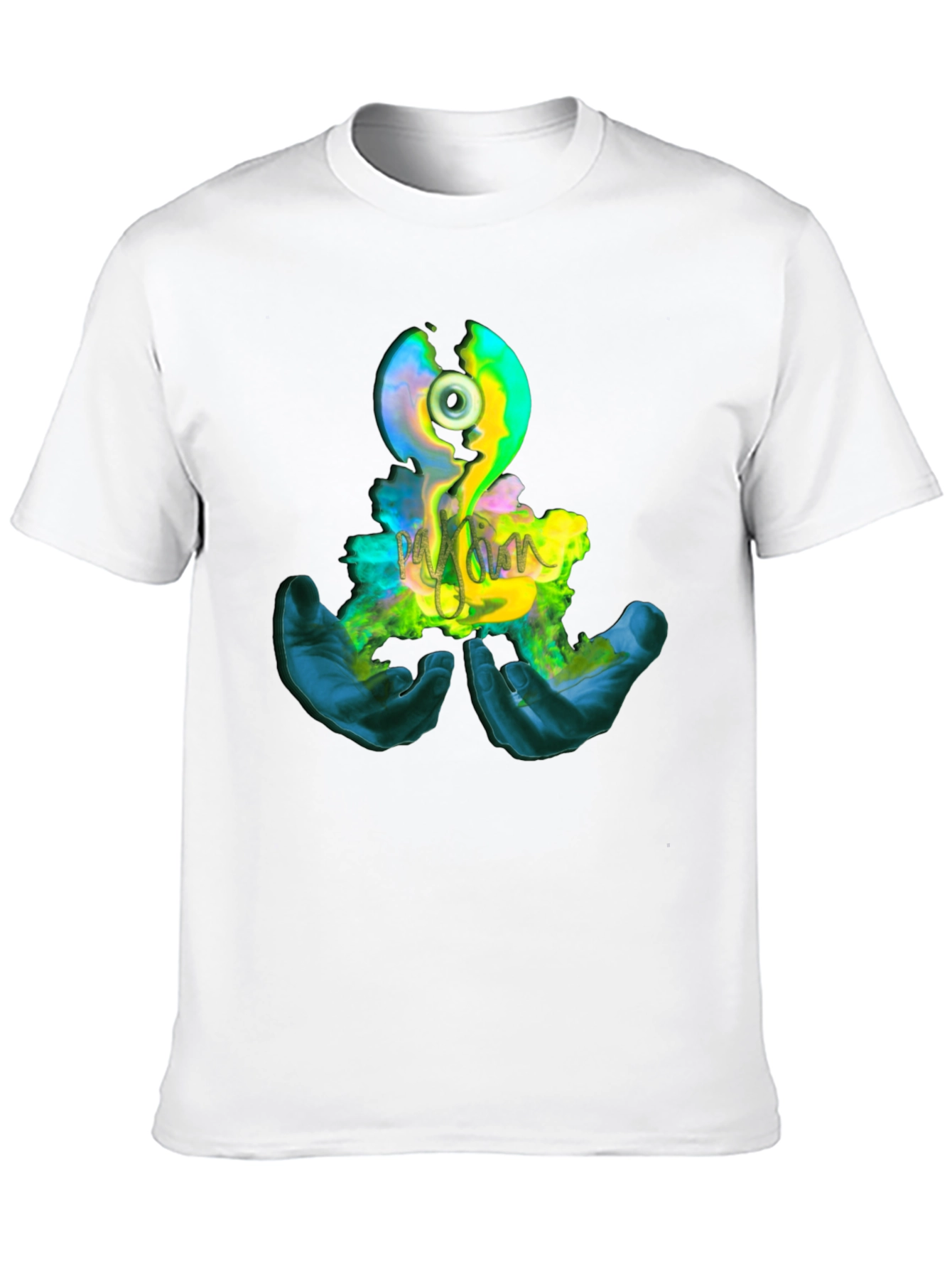 Black Eye Graphic Print Black T-Shirt view 10