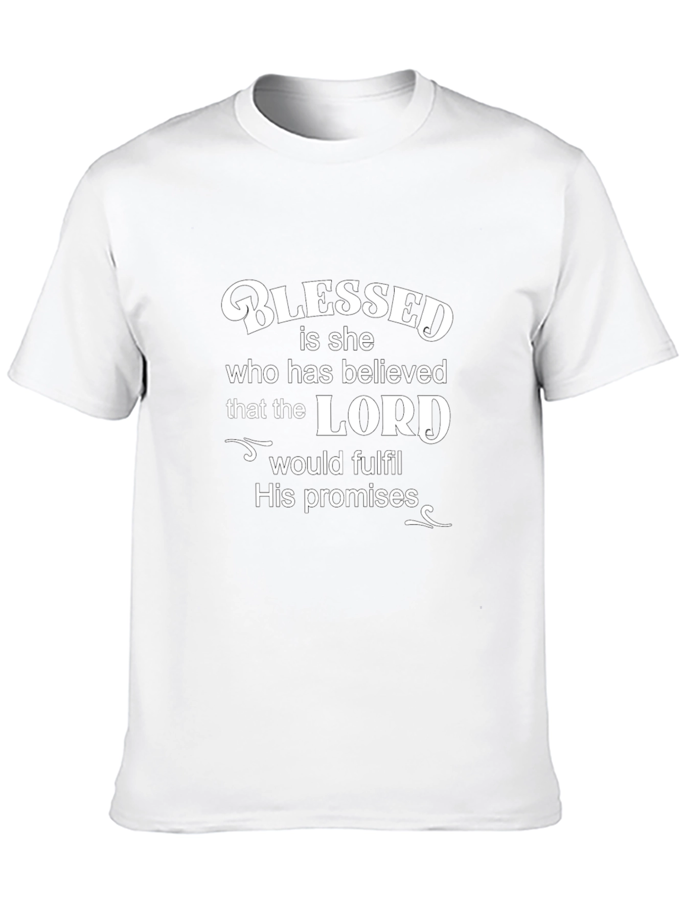 Black Blessed is She Graphic T-Shirt - Black view 10