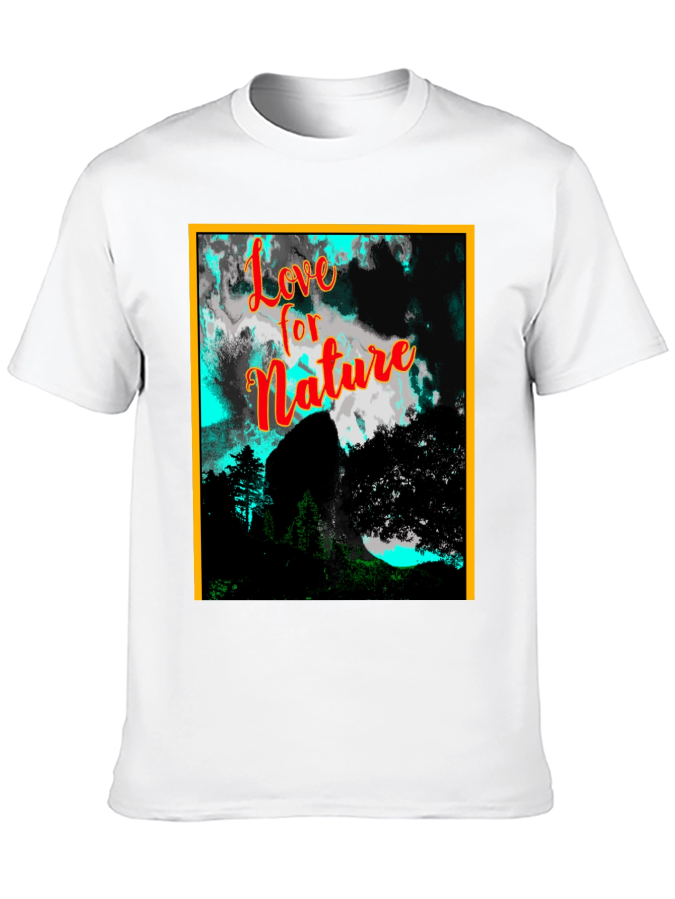 Black Nature Love Graphic Tee - Stylish & Unique view 10