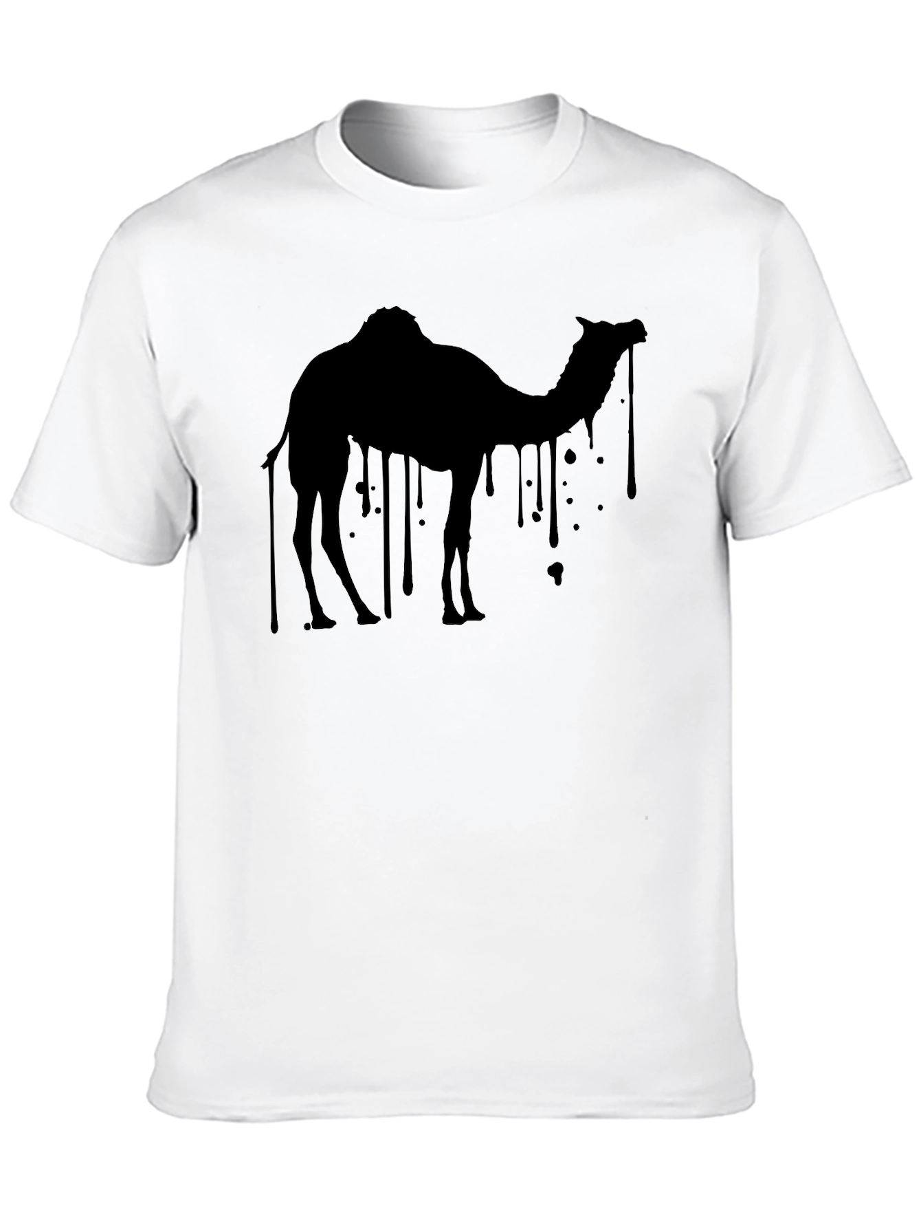 Black Camel Graphic Tee - Black Cotton Blend view 10