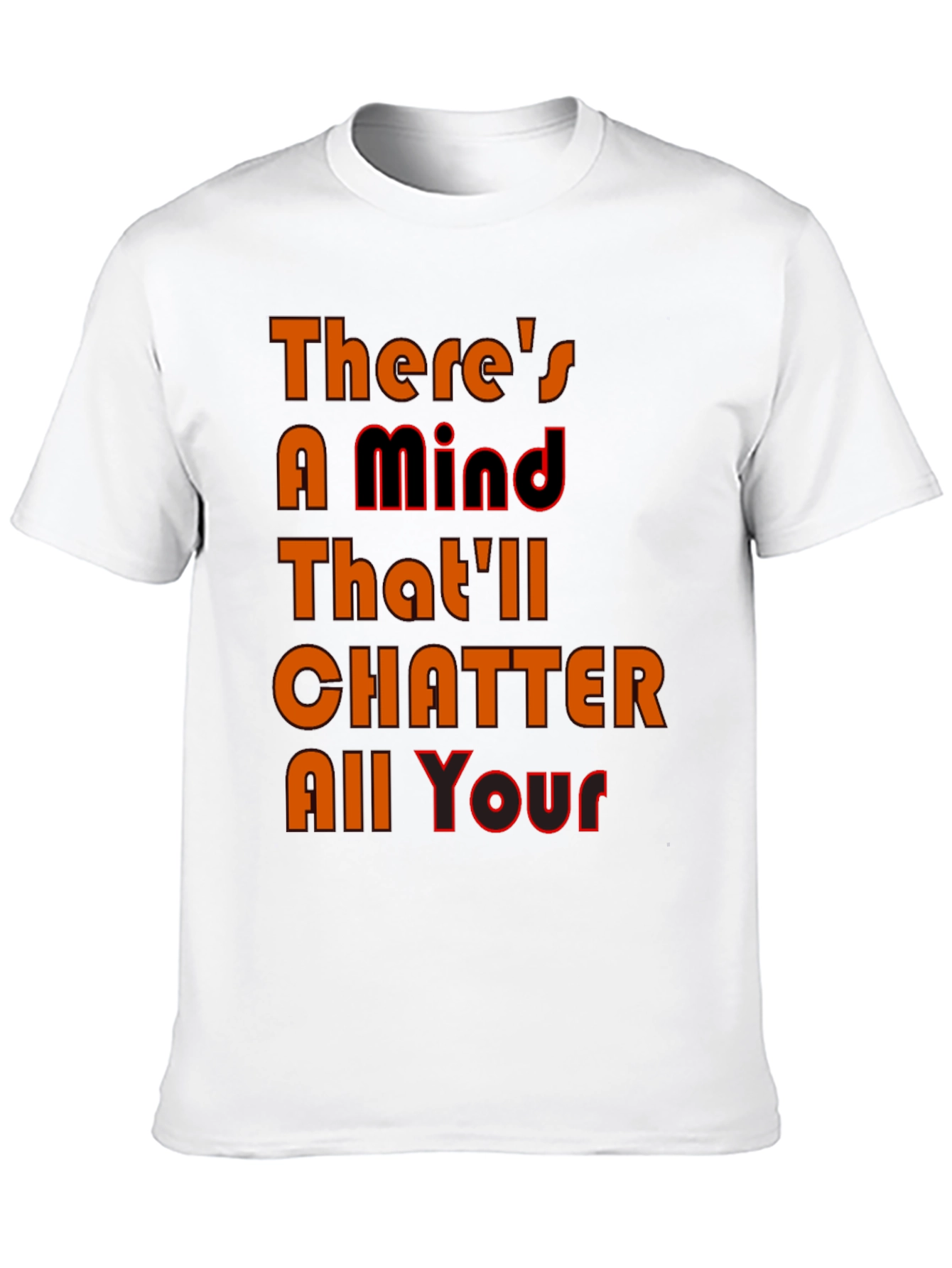 Black Mind Chatter Graphic Tee - Black T-Shirt view 10