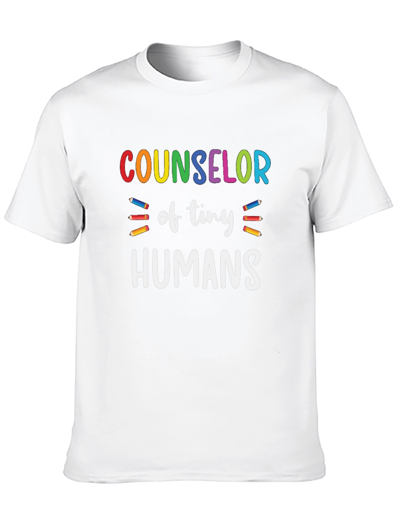 Black Counselor of Tiny Humans T-Shirt view 10