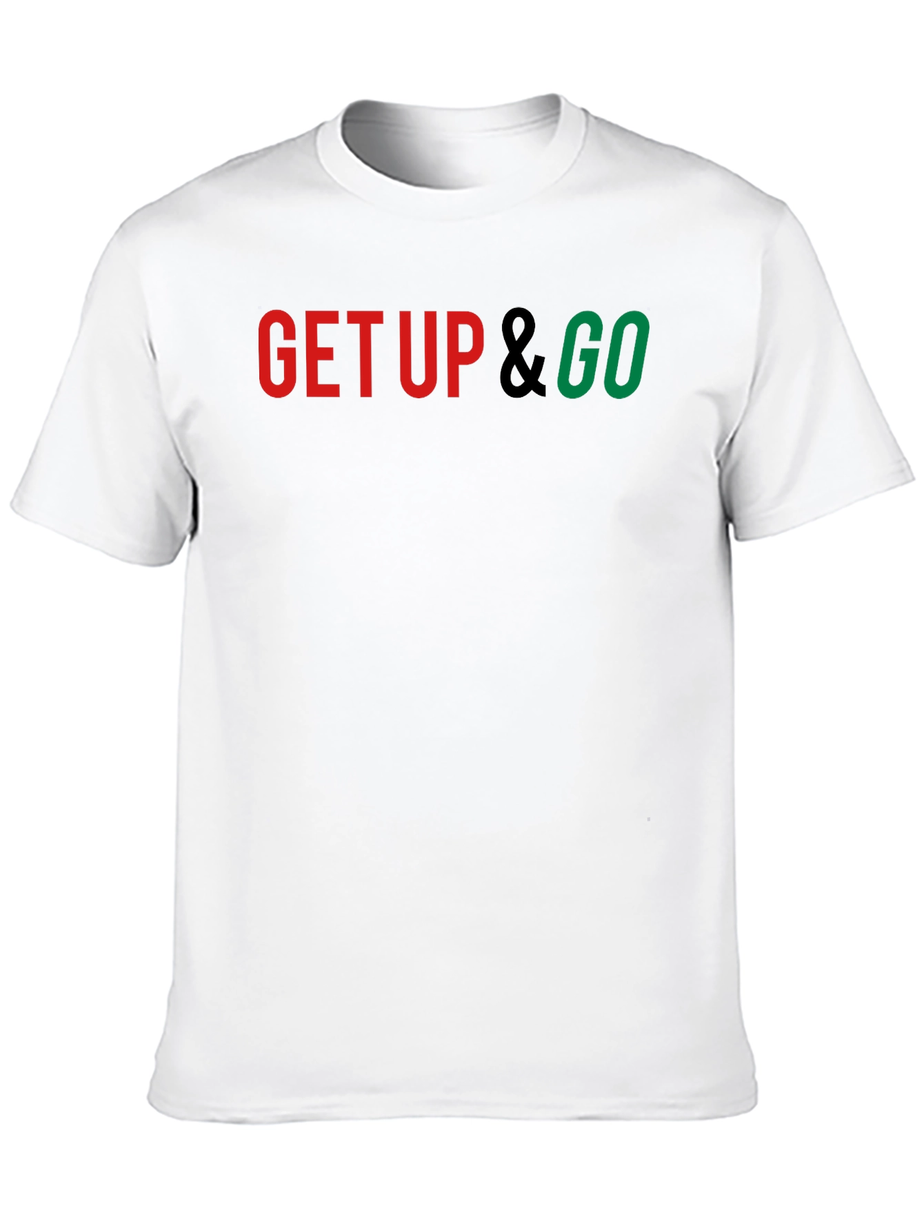 Black Get Up & Go Graphic Tee - Premium Comfort view 10