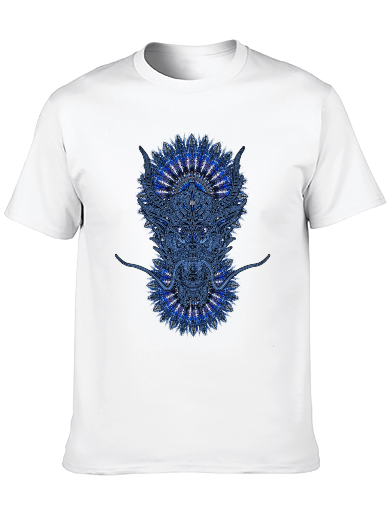 Black Dragon Mandala Graphic Tee - Black view 10