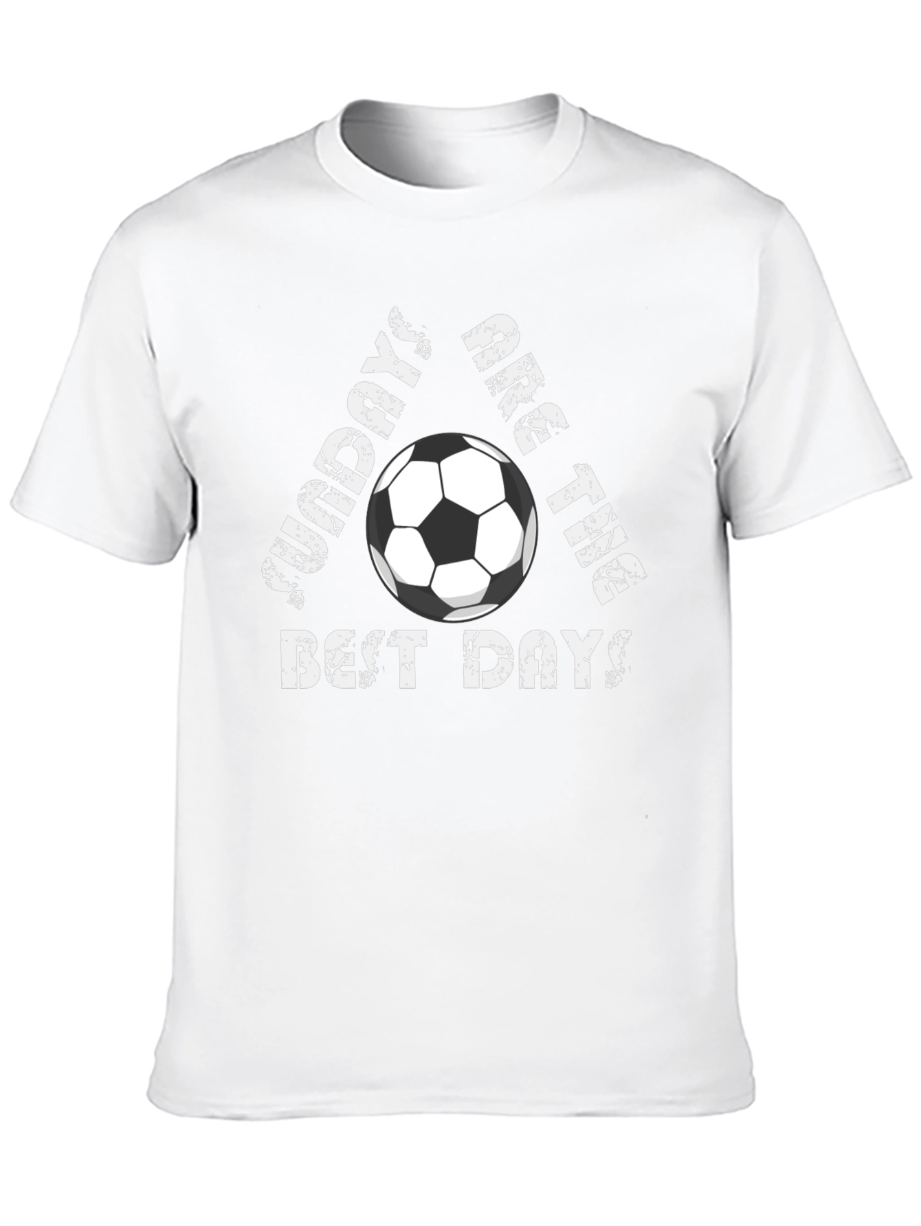 Black Soccer Sundays T-Shirt - Best Days Tee! view 10