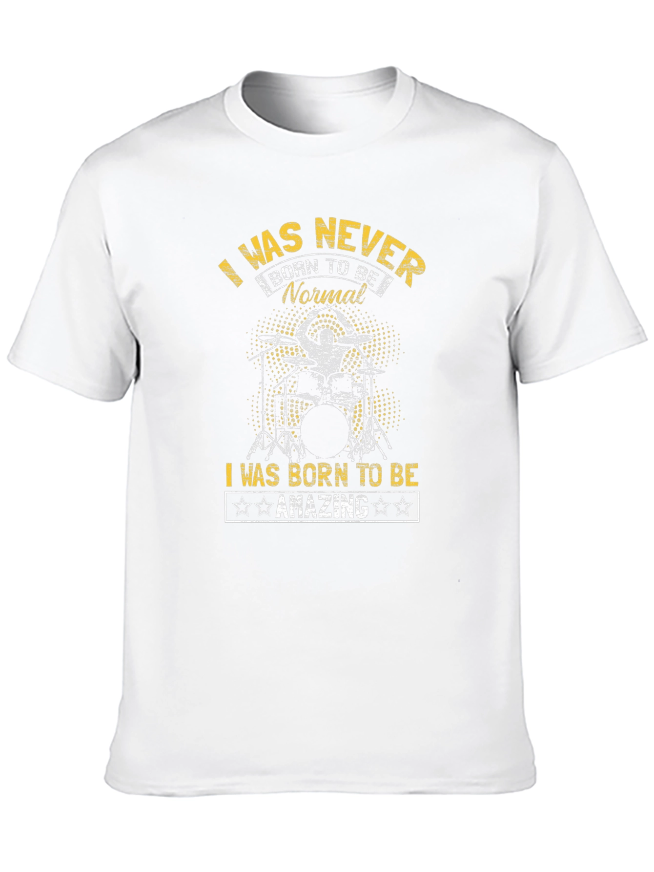 Black I Was Never Born To Be Normal Amazing T-Shirt view 10