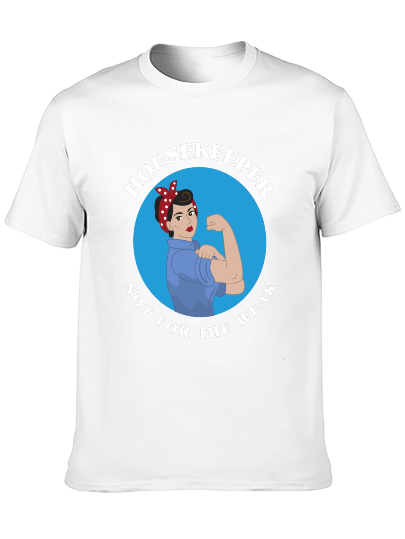 Black Housekeeper Strong Woman T-Shirt view 10
