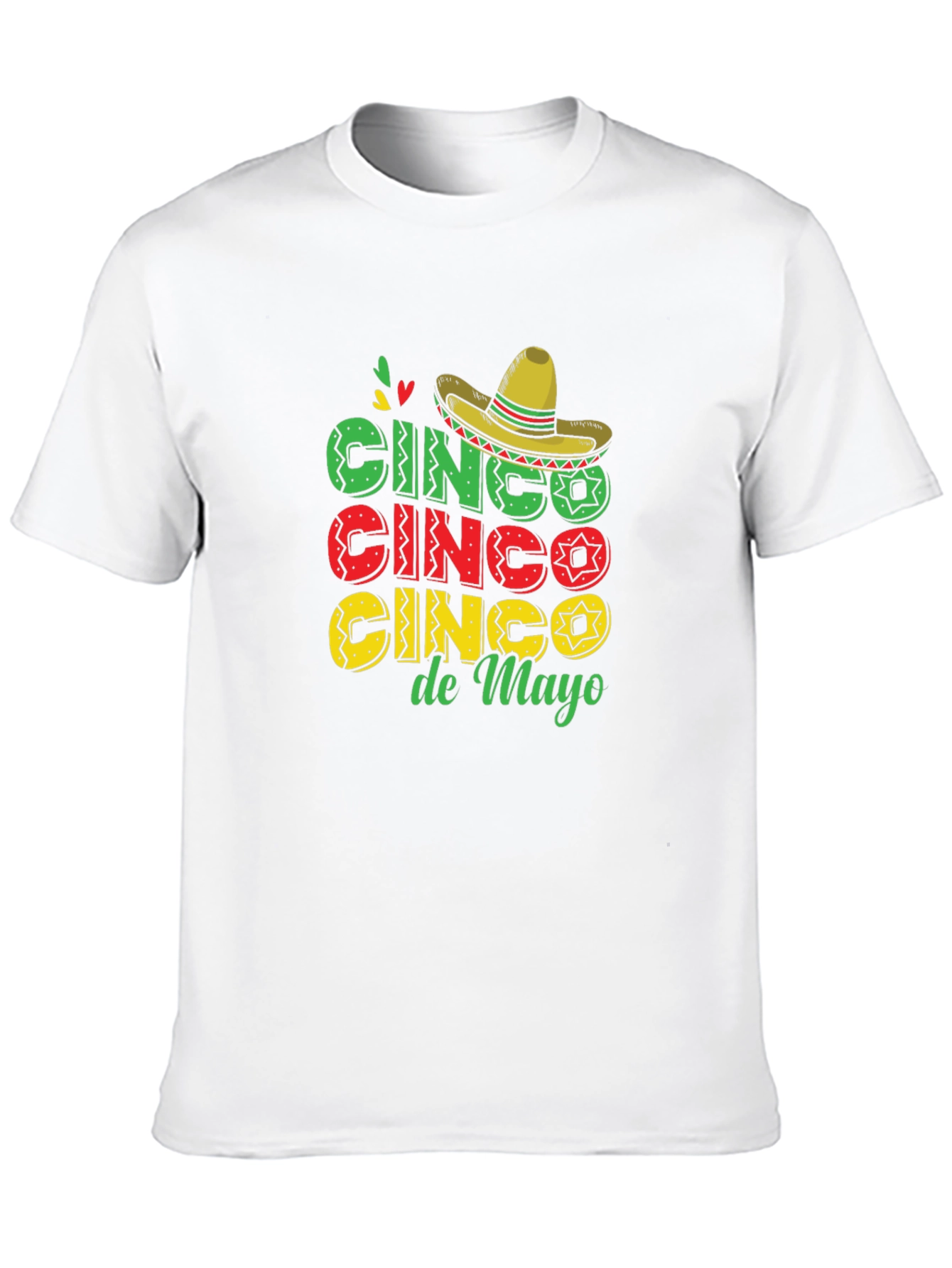 Black Cinco De Mayo T-Shirt Black Cotton view 10