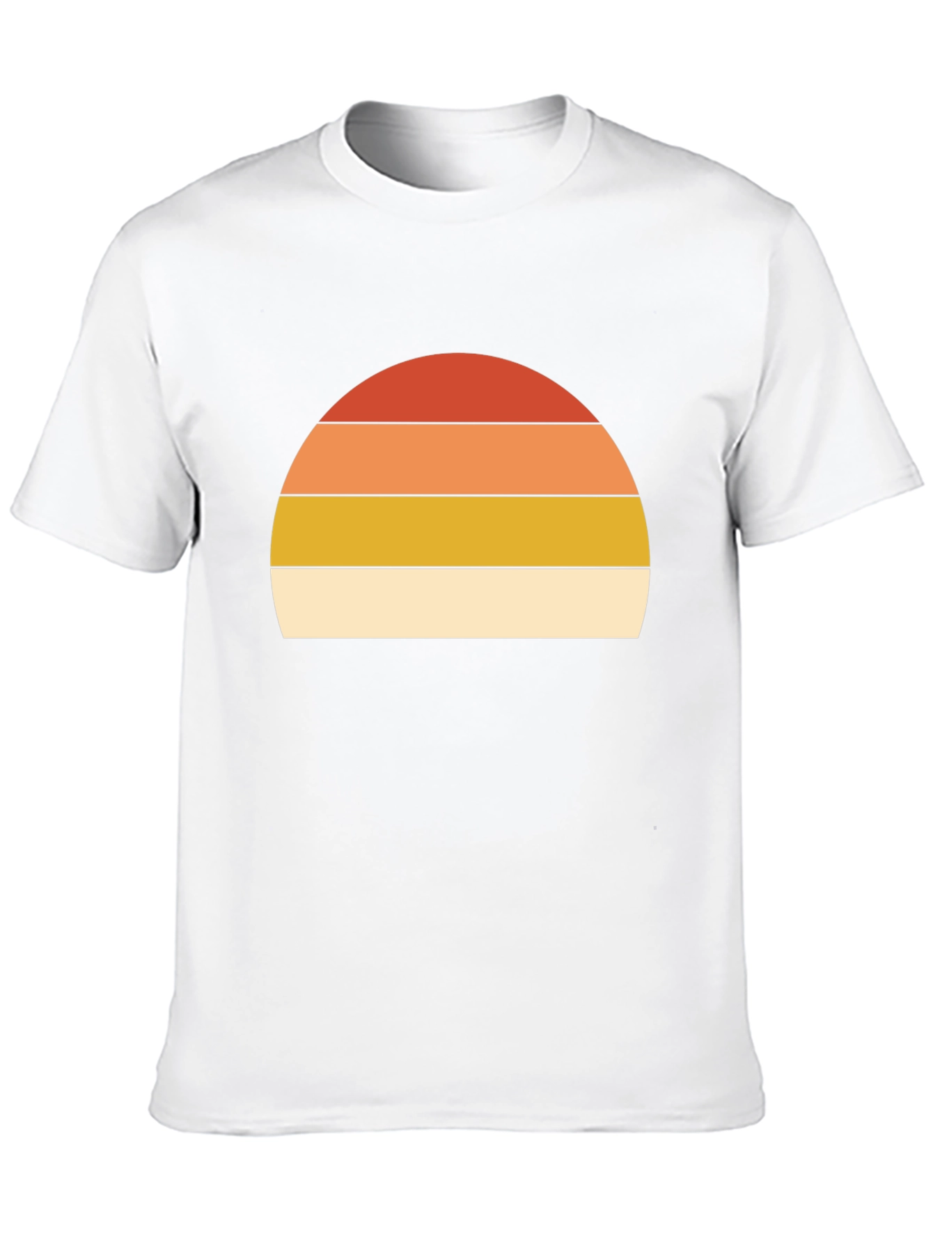 Black Retro Sunset Graphic T-Shirt - Short Sleeve view 10