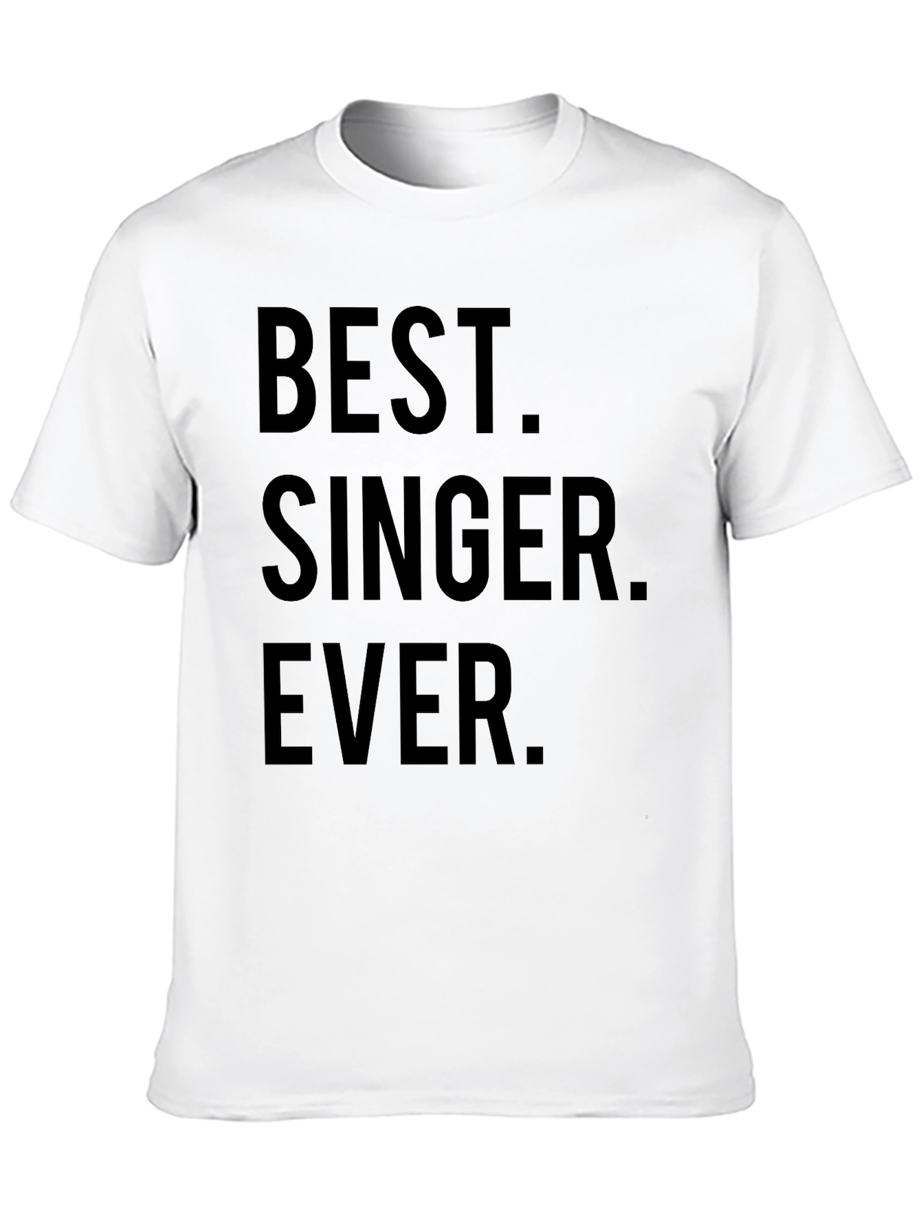 Black Best Singer Ever T-Shirt - Novelty Graphic Tee view 10