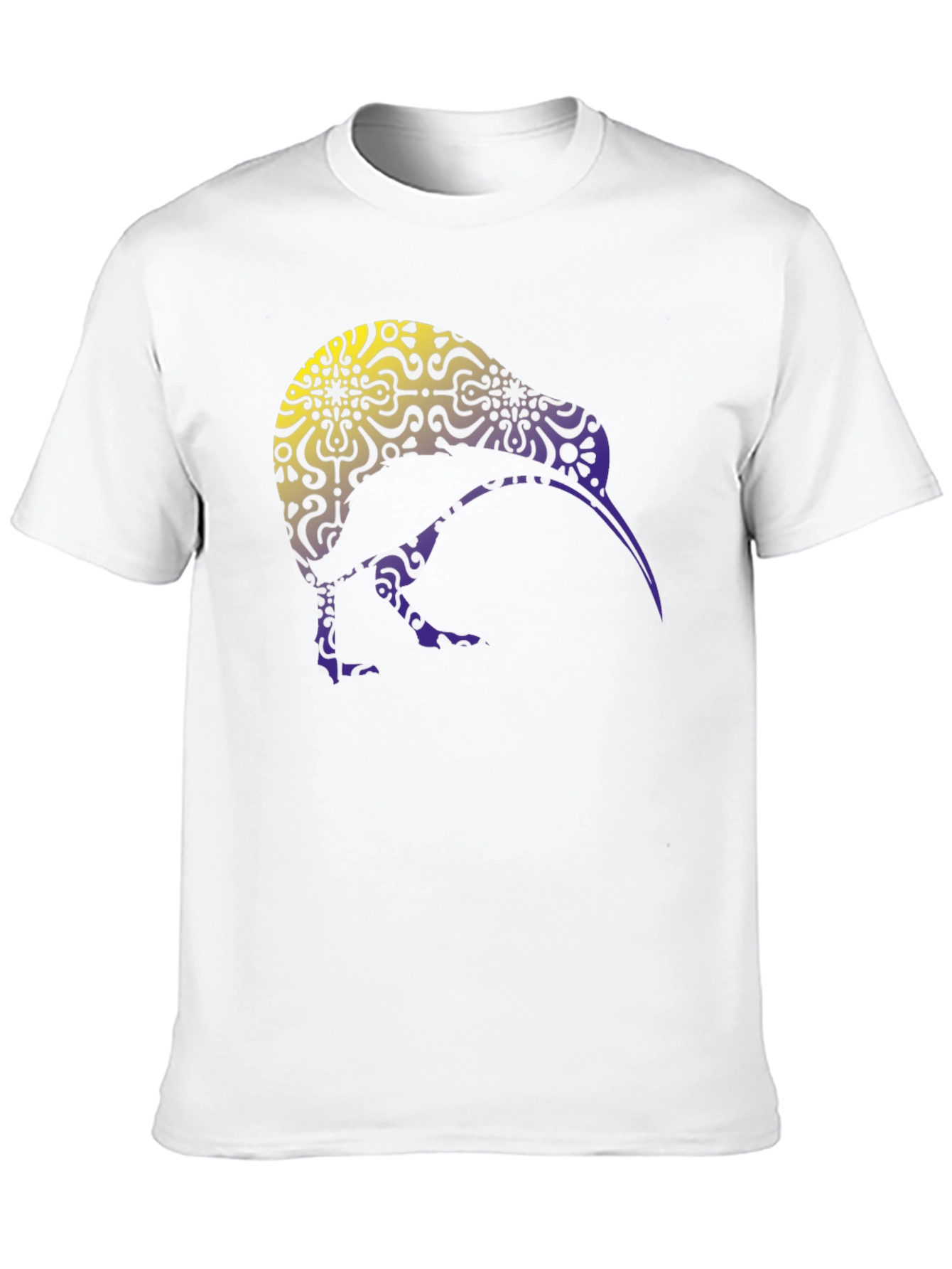 Black Kiwi Bird Graphic Tee - Stylish Men's Black T-Shirt view 10