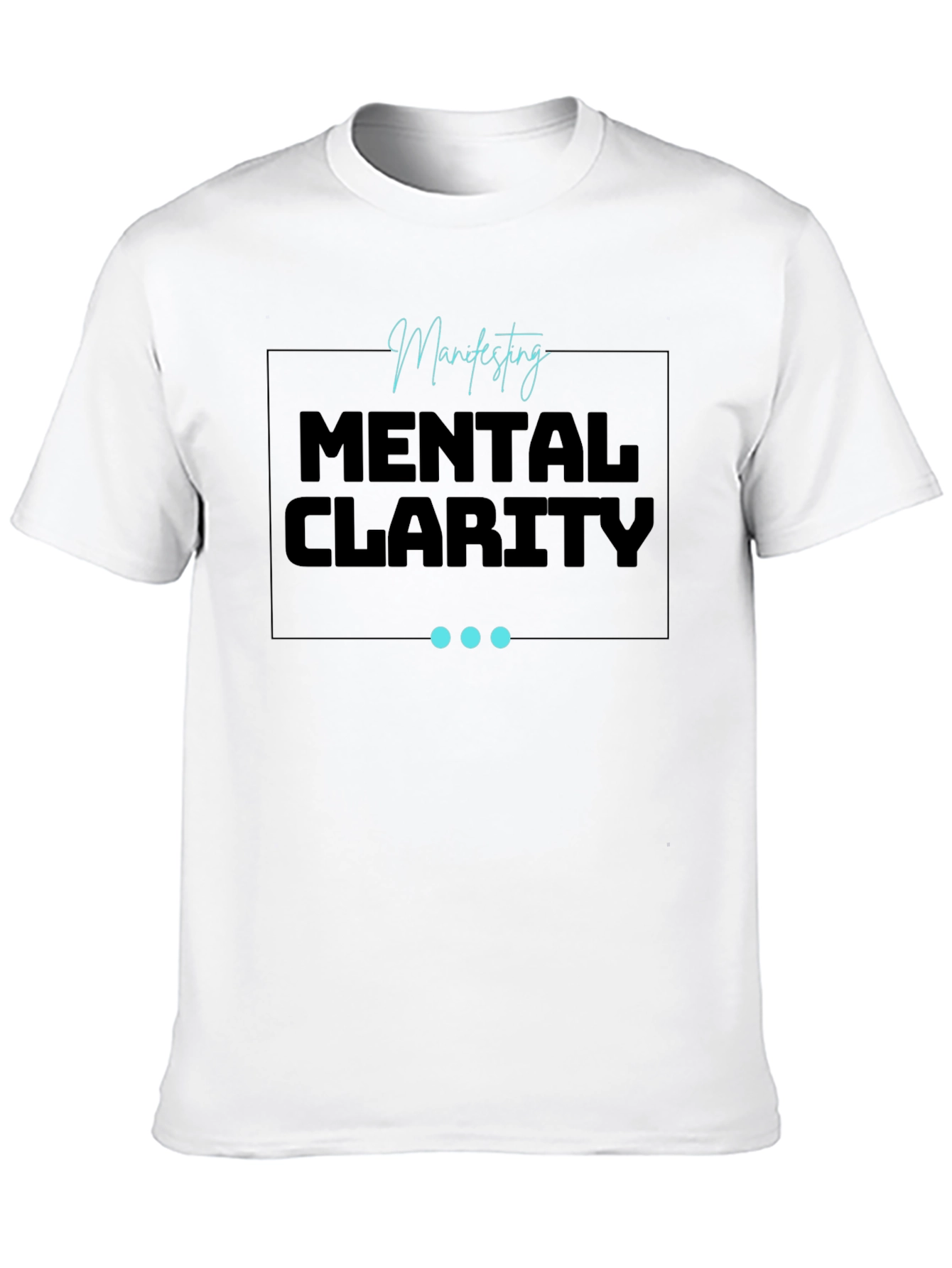 Black Mental Clarity Tee - Manifesting Focus view 10