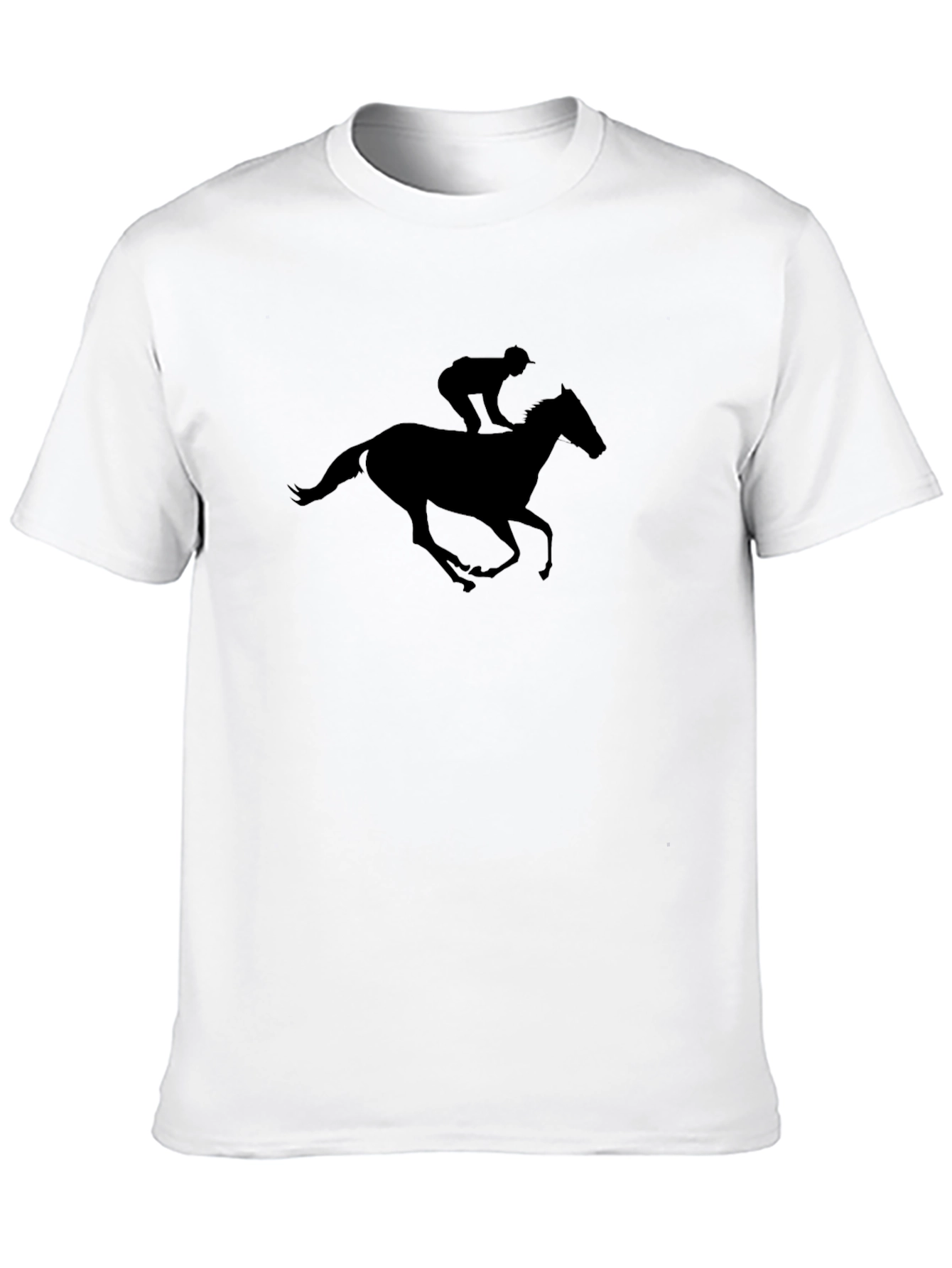 Black Black Horse Jockey Graphic Tee view 10