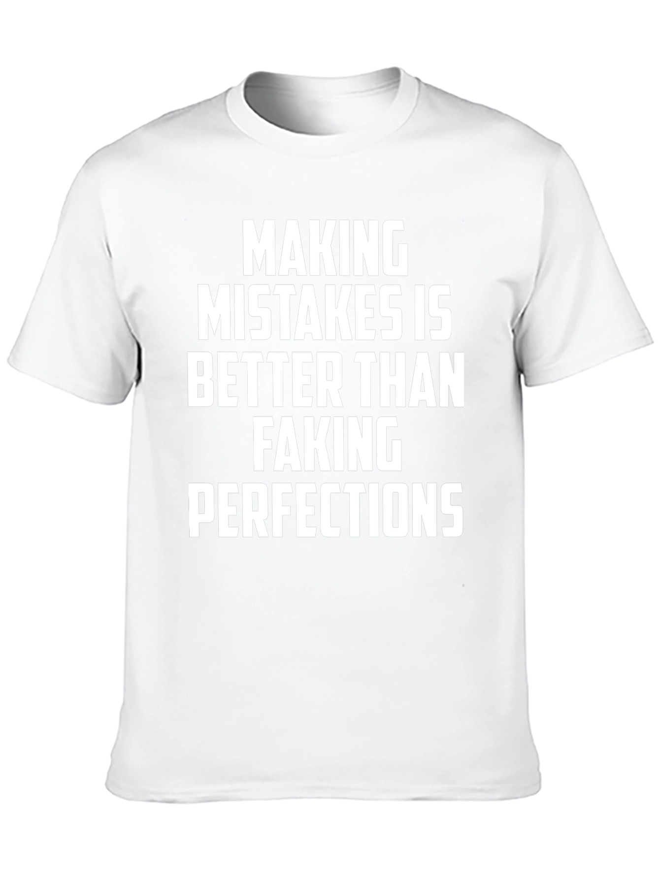 Black Making Mistakes T-Shirt - Motivational Men's Tee view 10