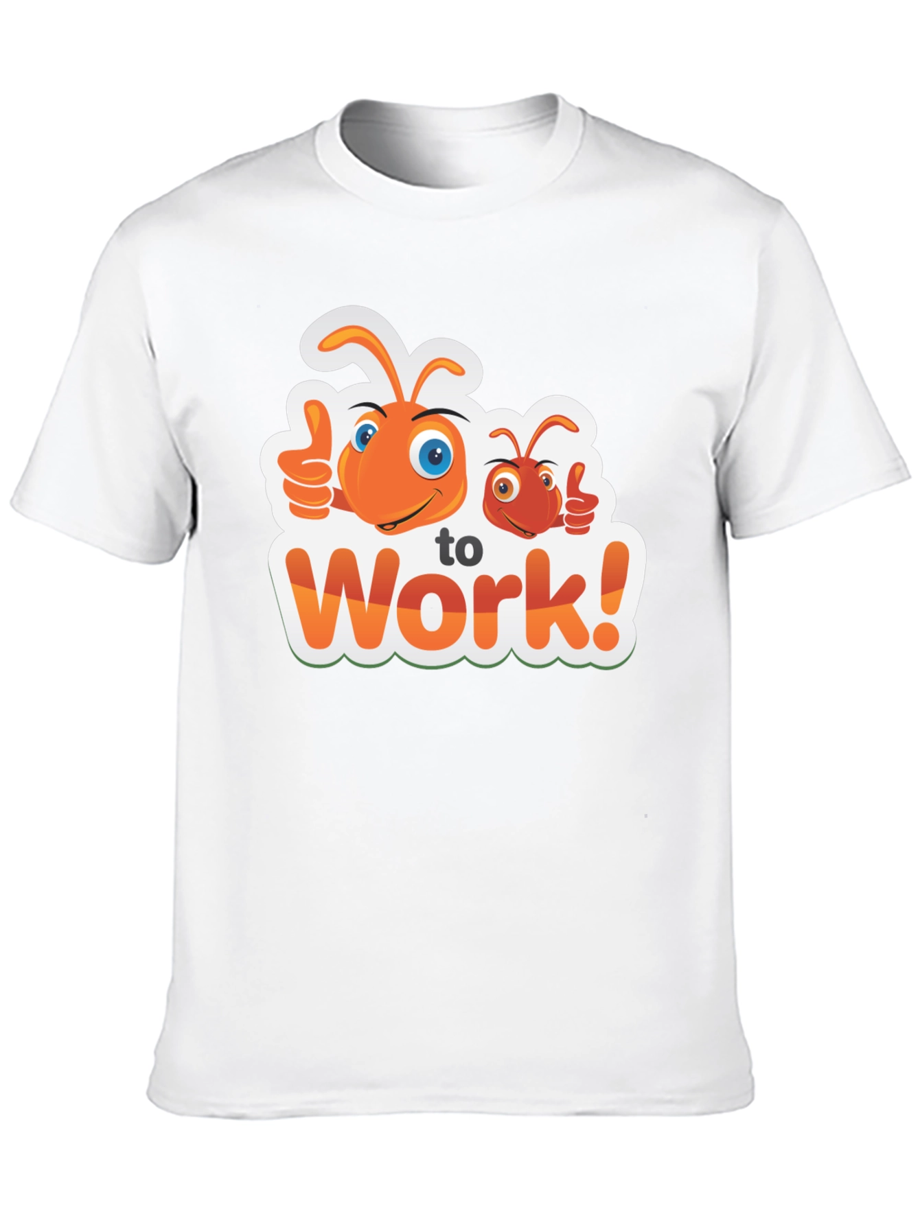 Ant To Work! Graphic Black T-Shirt - 10