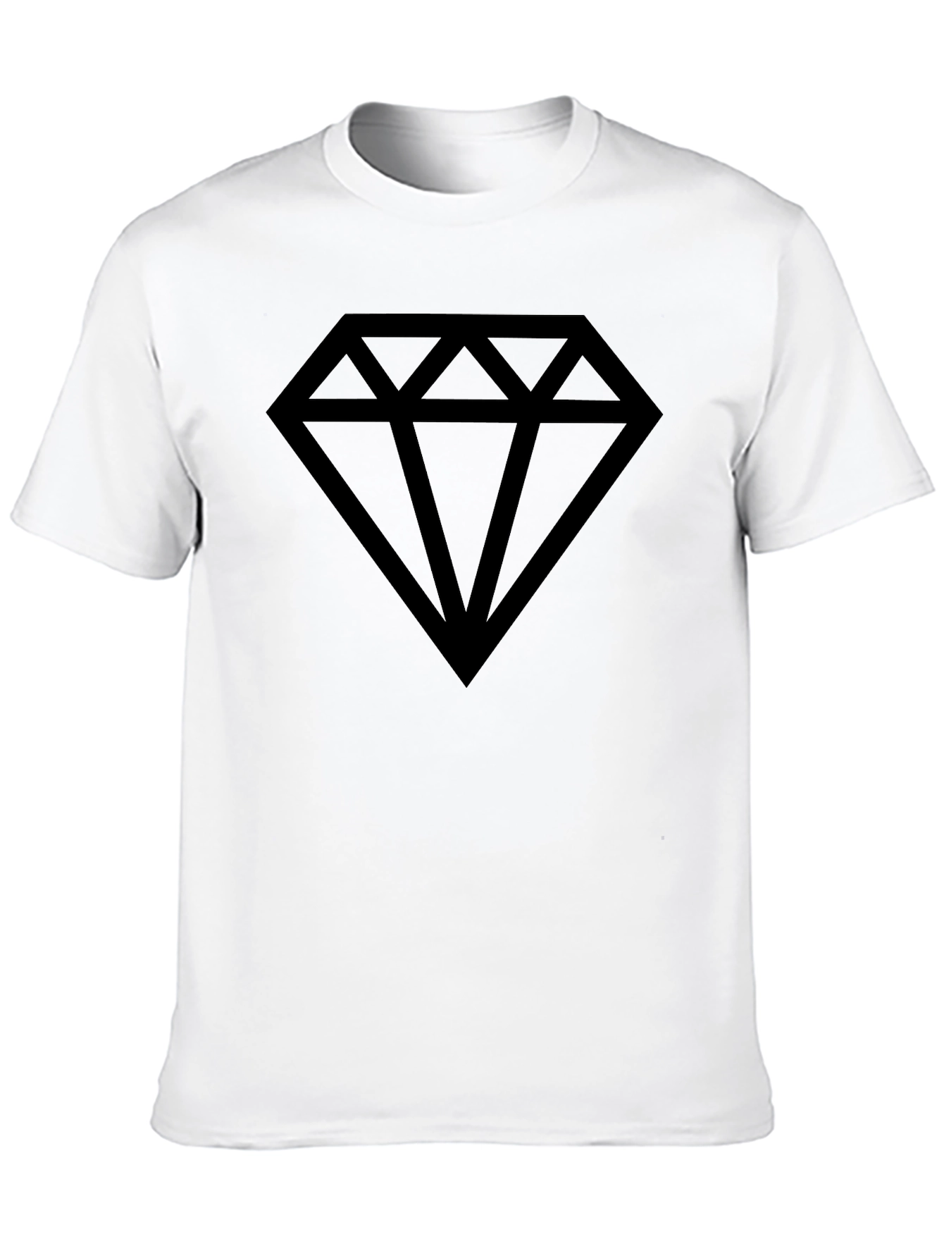 Black Diamond Graphic T-Shirt - Men's Black Tee view 10