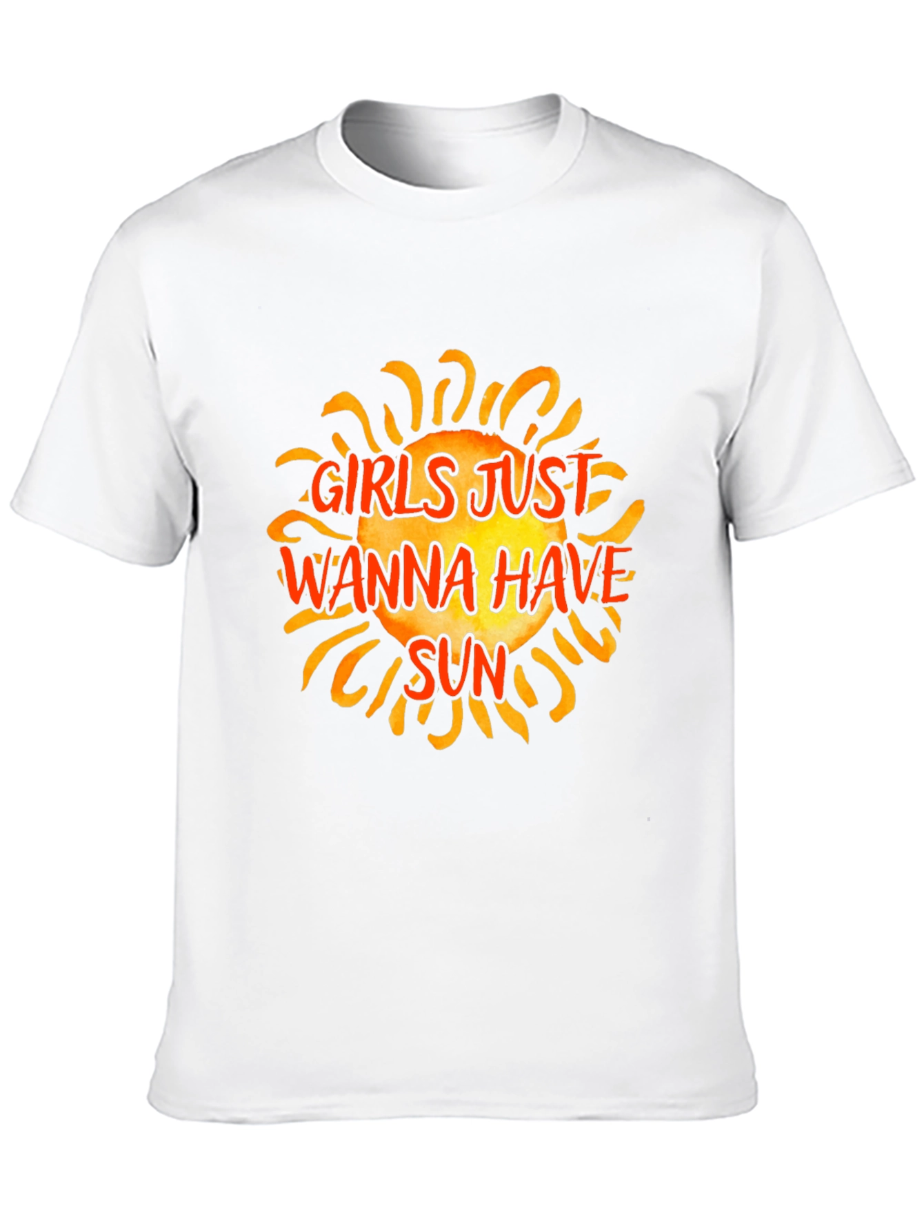Black Girls Just Wanna Have Sun T-Shirt - Black Graphic Tee view 10