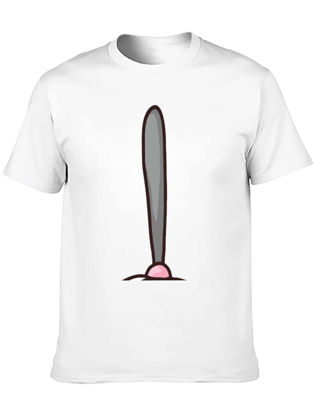 Black Humorous Cat Tongue T-Shirt view 10