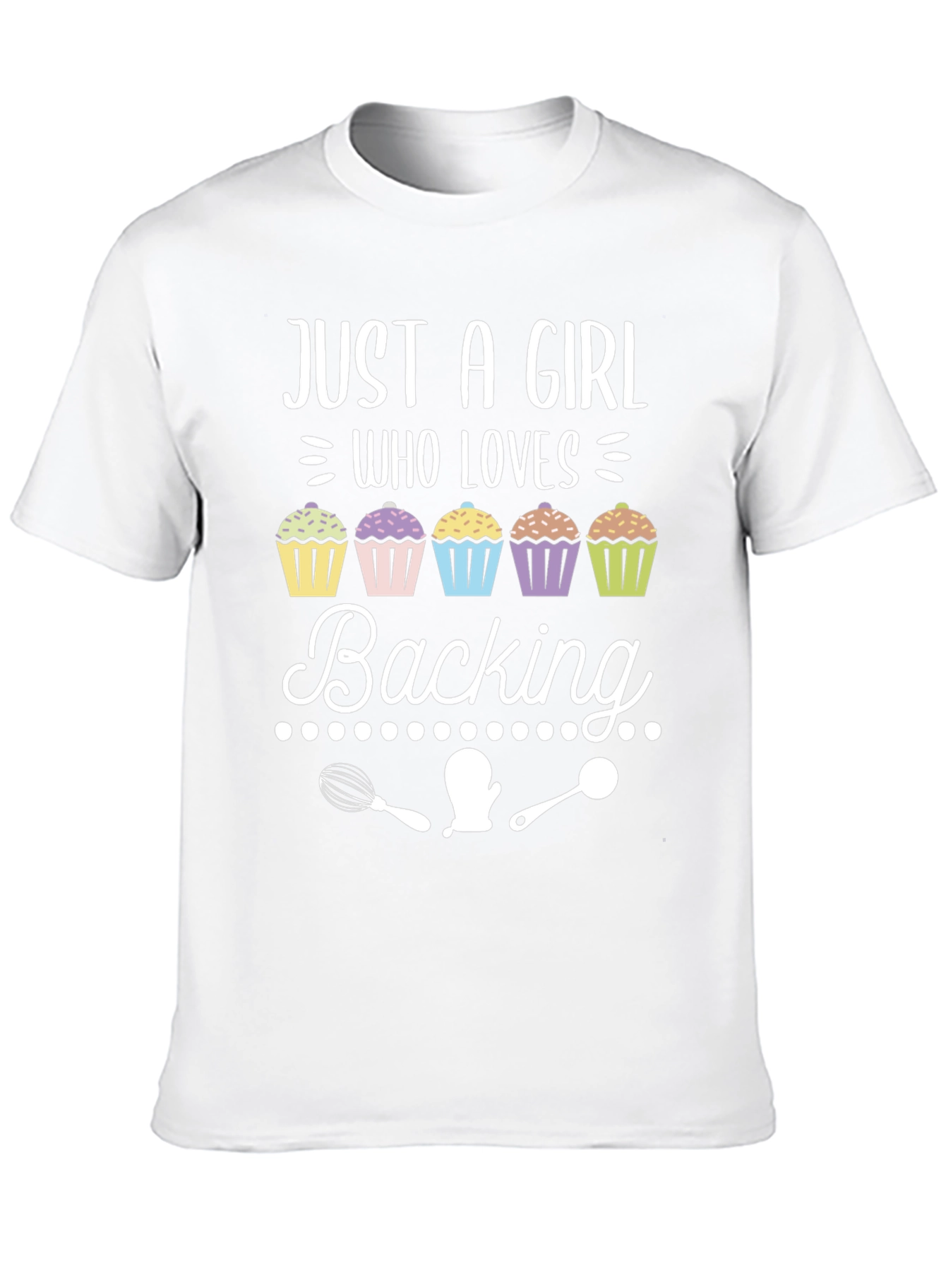 Black Baking Lover T-Shirt: Just A Girl Who Loves Baking view 10