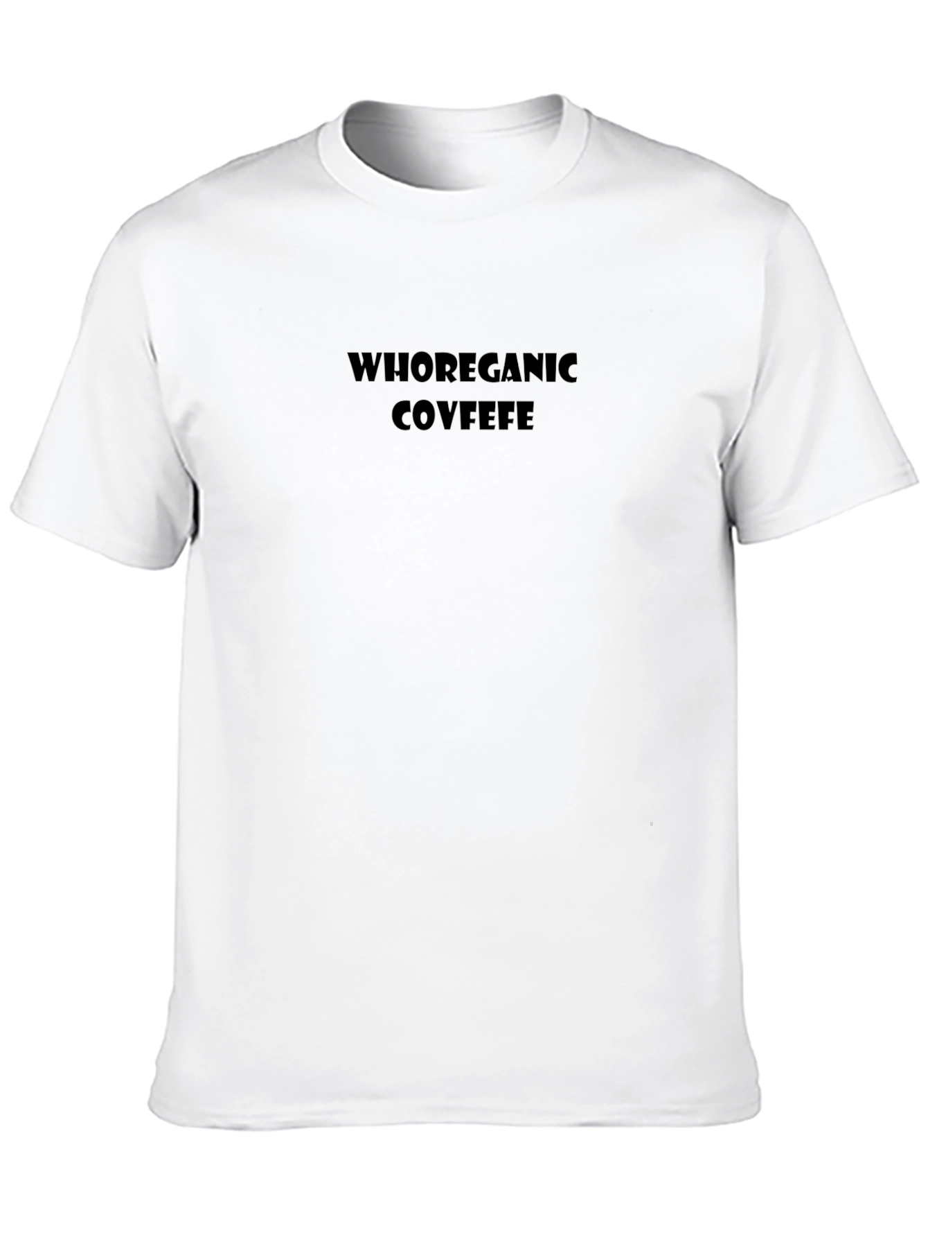Black Whorganic Covfefe Tee - Bold Statement Shirt view 10