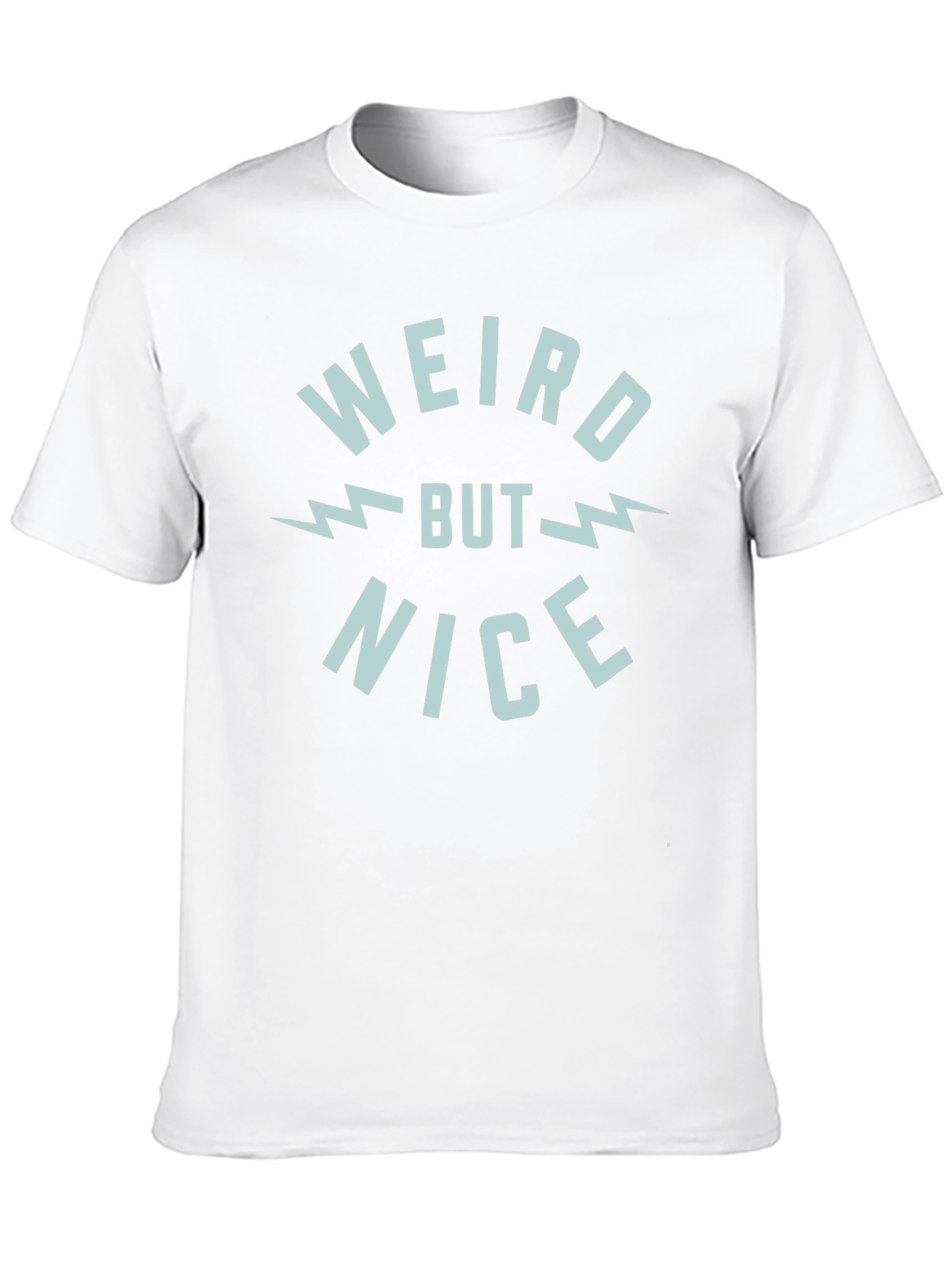 Black Weird But Nice Graphic T-Shirt - Soft Cotton Tee view 10