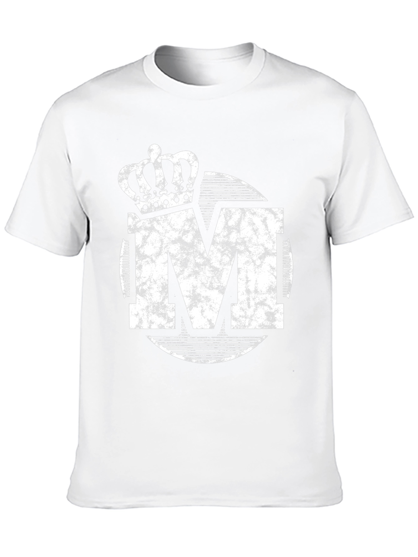 Black King M Crown Graphic Tee - Distressed Print view 10
