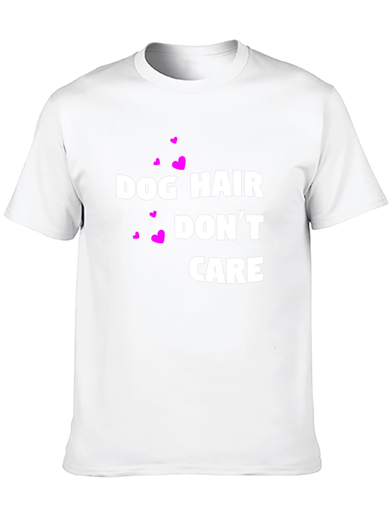 Black Dog Hair Don't Care Graphic Tee view 10