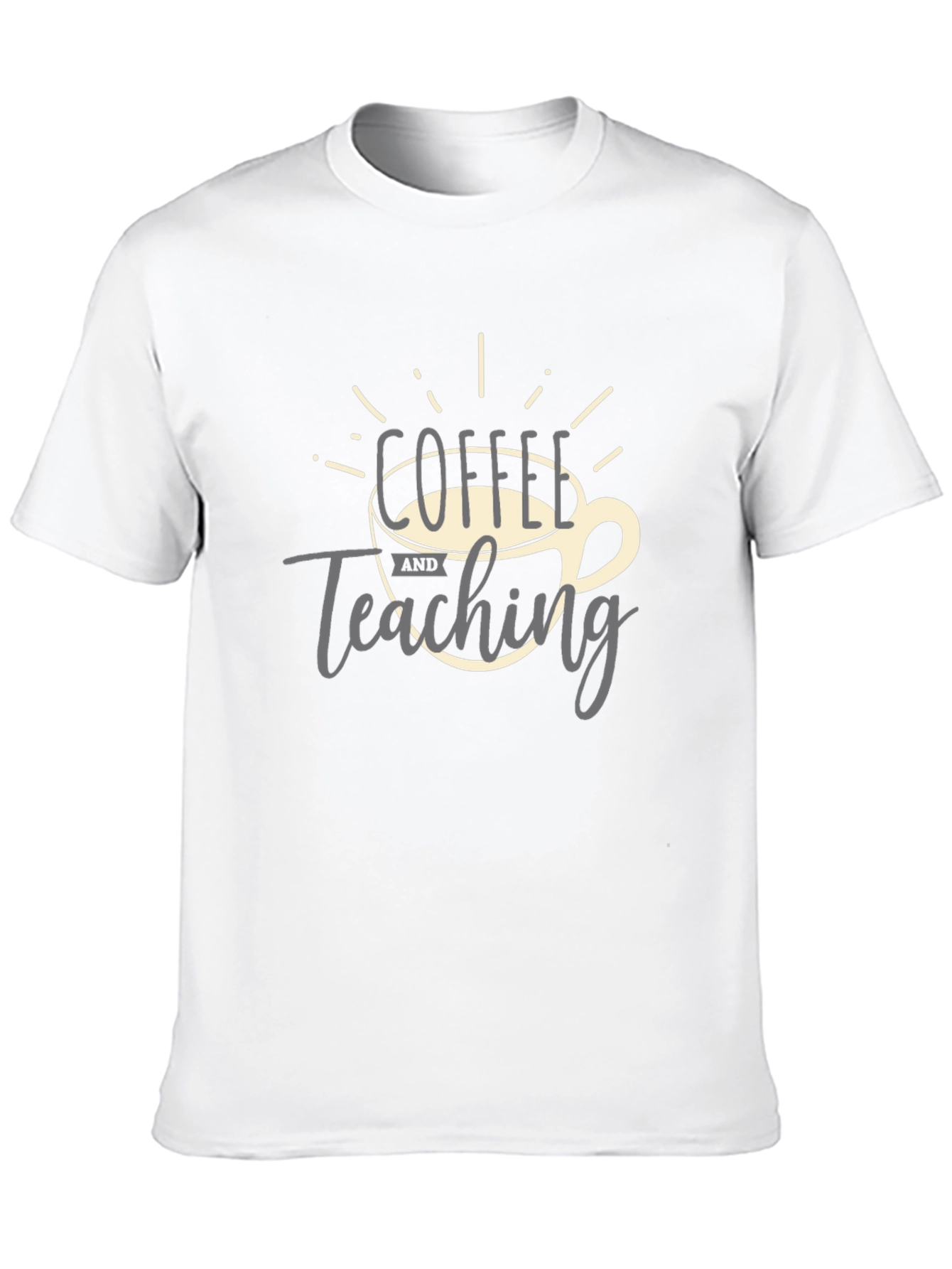 Black Coffee and Teaching Graphic Tee - Teacher Gift Idea view 10