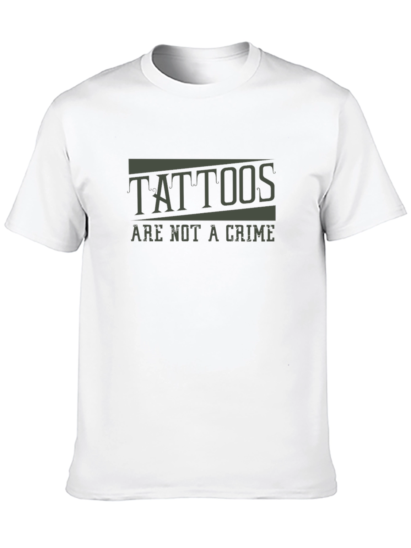 Black Tattoos Are Not A Crime Graphic T-Shirt view 10