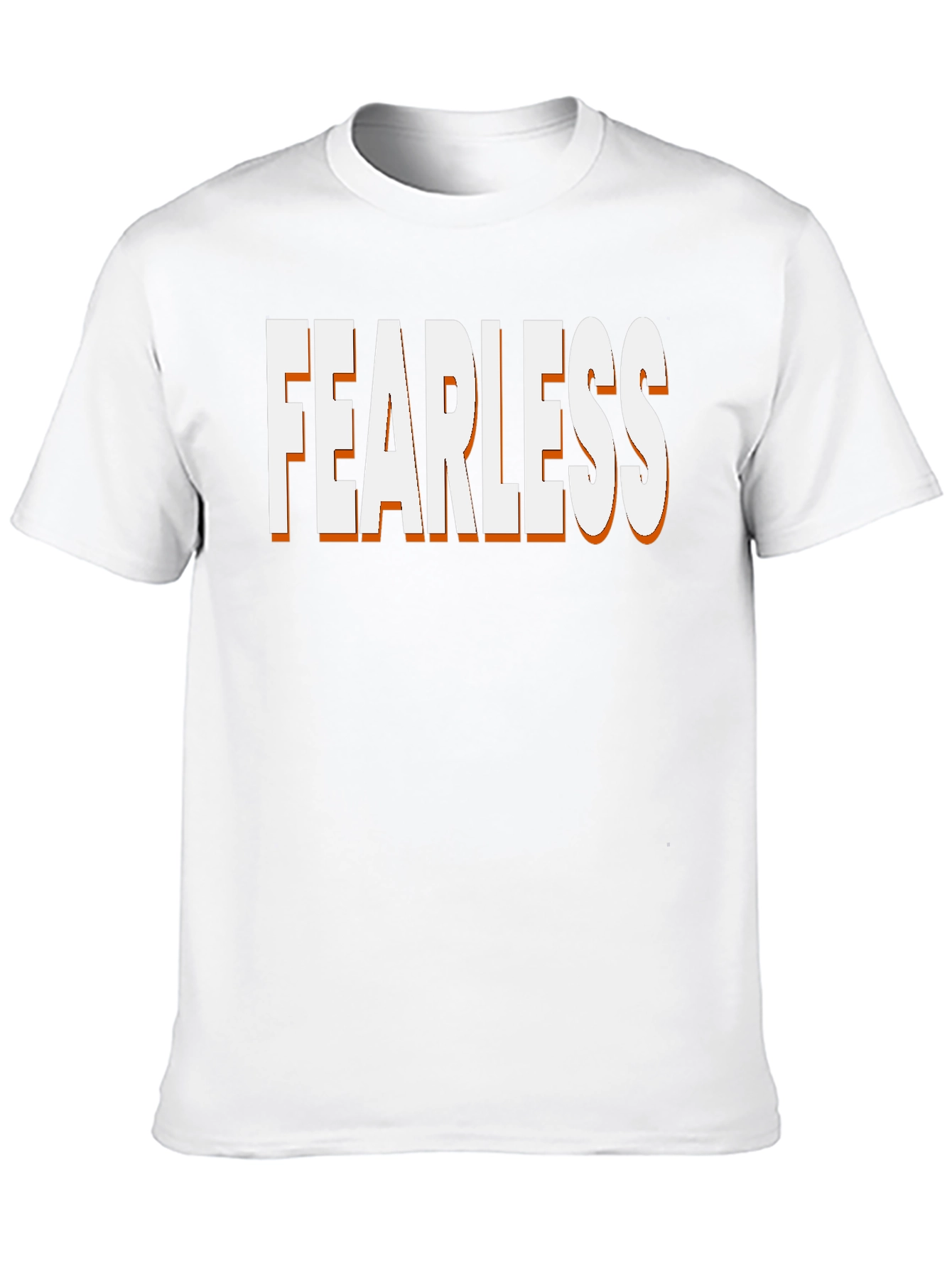 Black Fearless Graphic Tee - Bold Statement Shirt view 10
