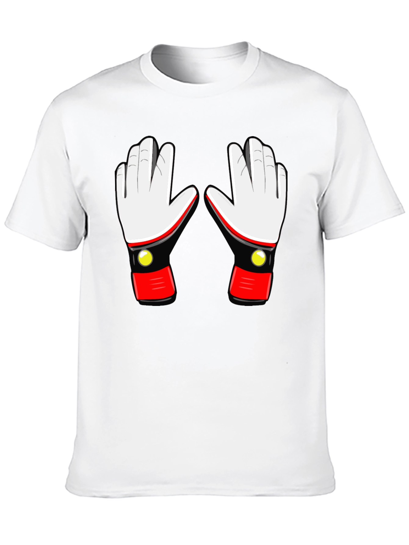 Black Retro Robot Glove Graphic T-Shirt view 10