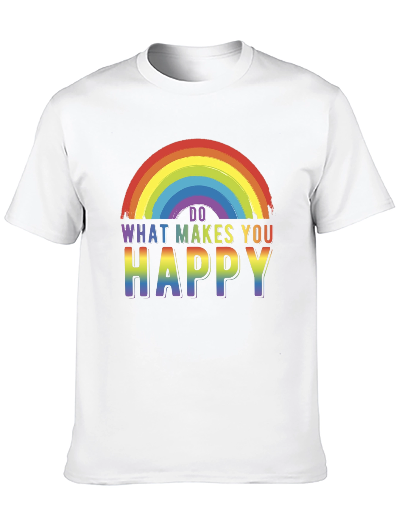 Black Rainbow 'Do What Makes You Happy' Black Tee view 10