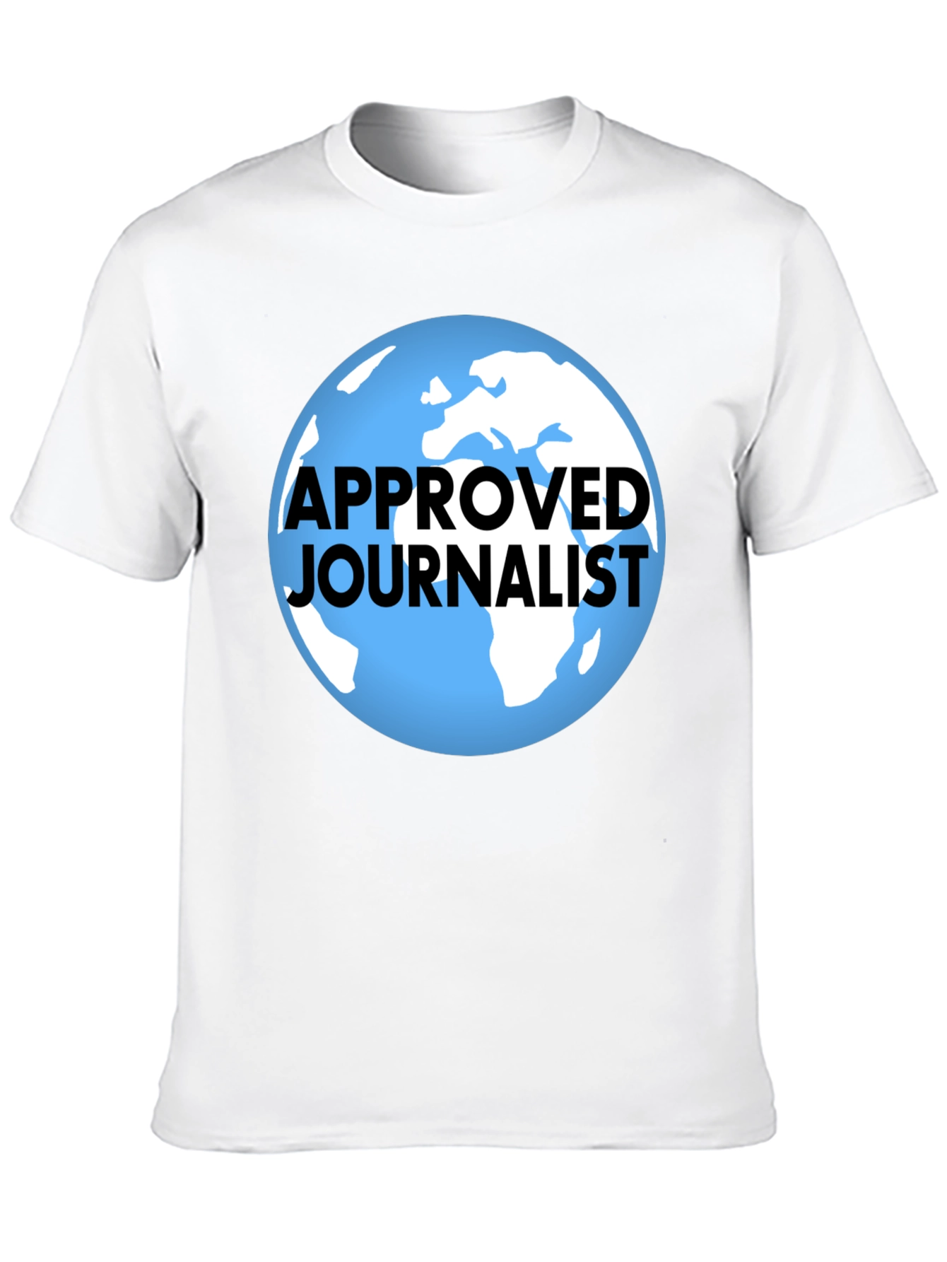 Black Approved Journalist Graphic T-Shirt - Black view 10