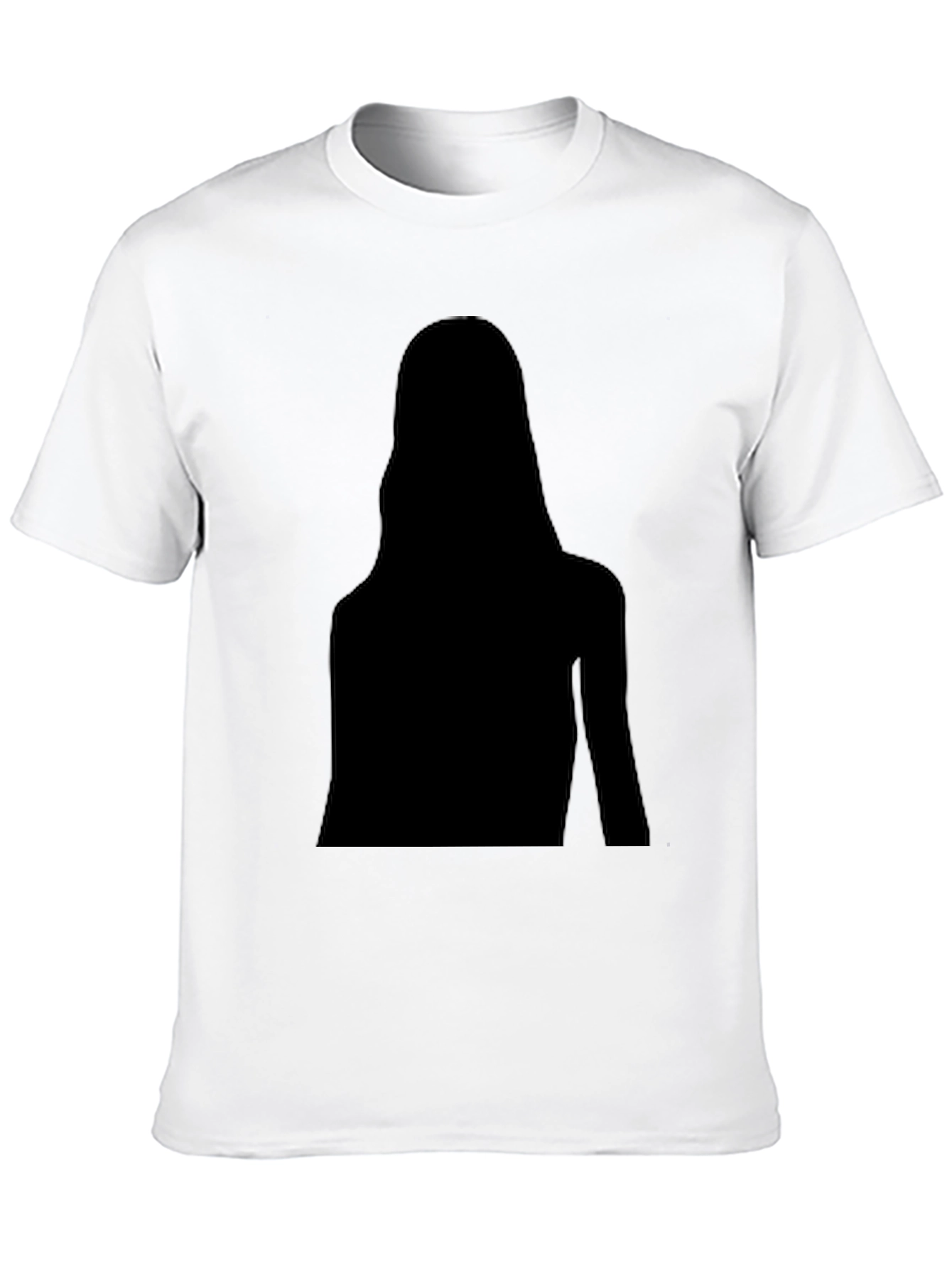 Black Silhouette Graphic Tee - Modern Style, Soft Fabric view 10