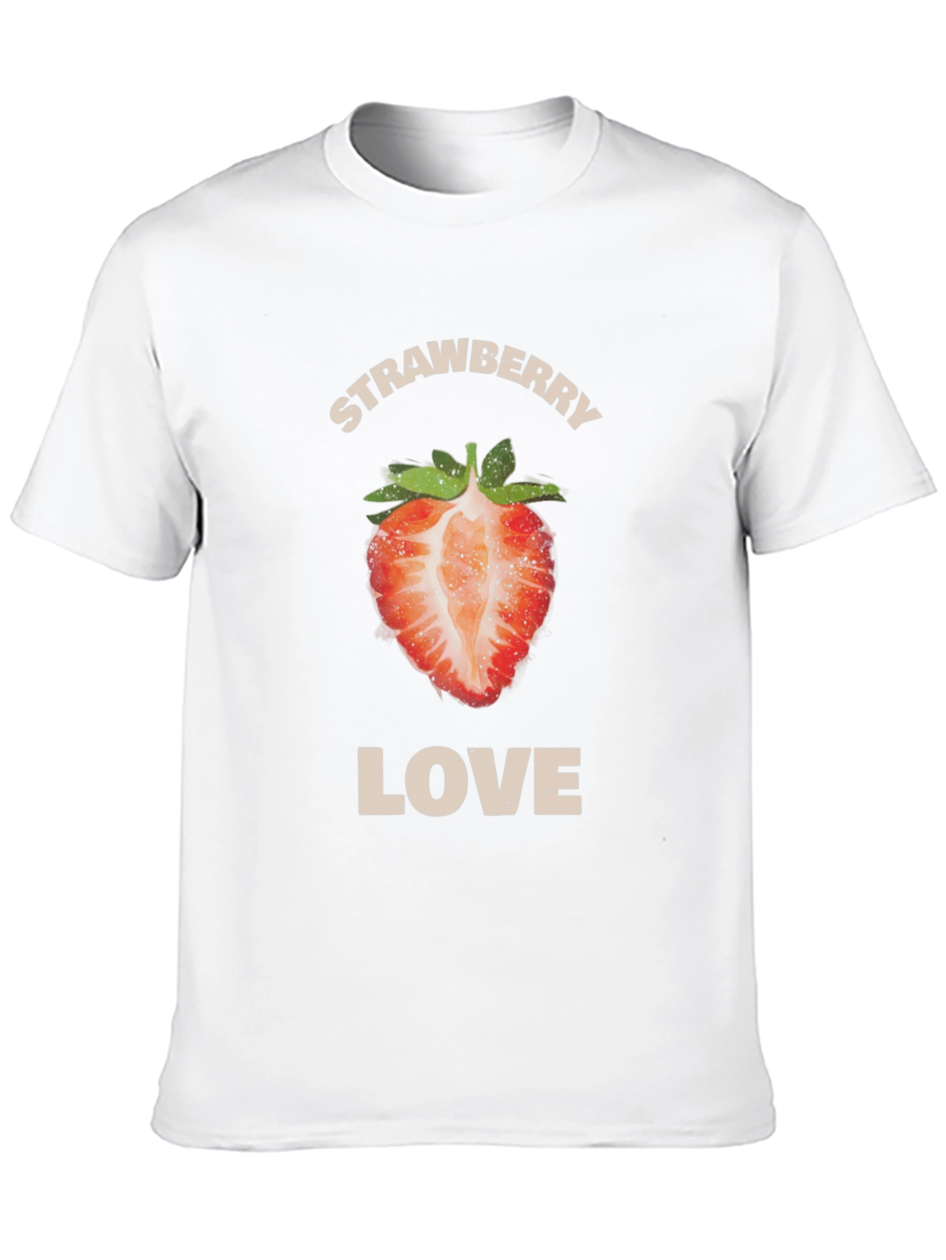 Black Strawberry Love Graphic T-Shirt - Stylish Fruit Tee view 10