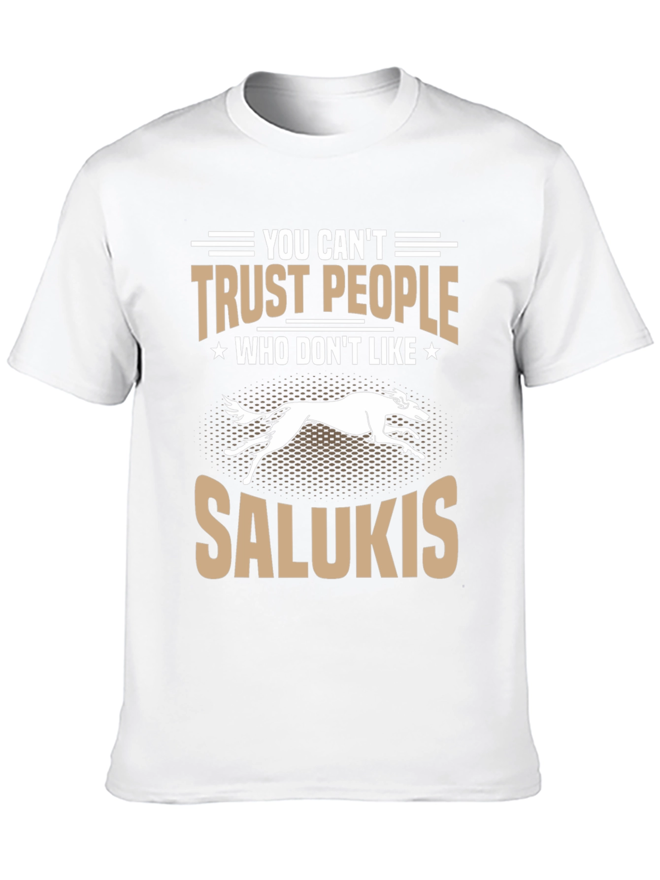 Black Salukis Dog Lovers T-Shirt: Trust People Who Like Salukis! view 10