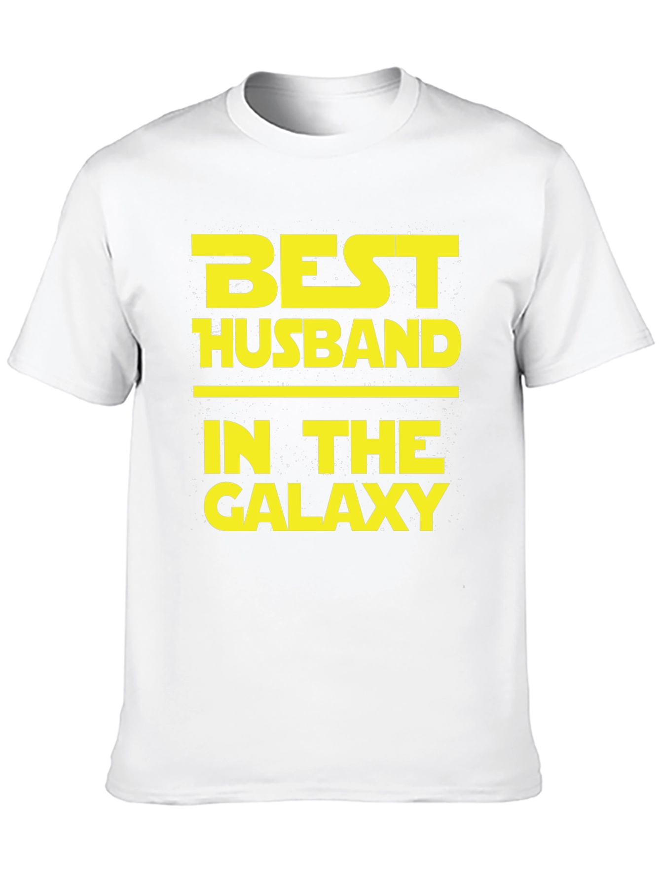 Black Best Husband in the Galaxy T-Shirt view 10