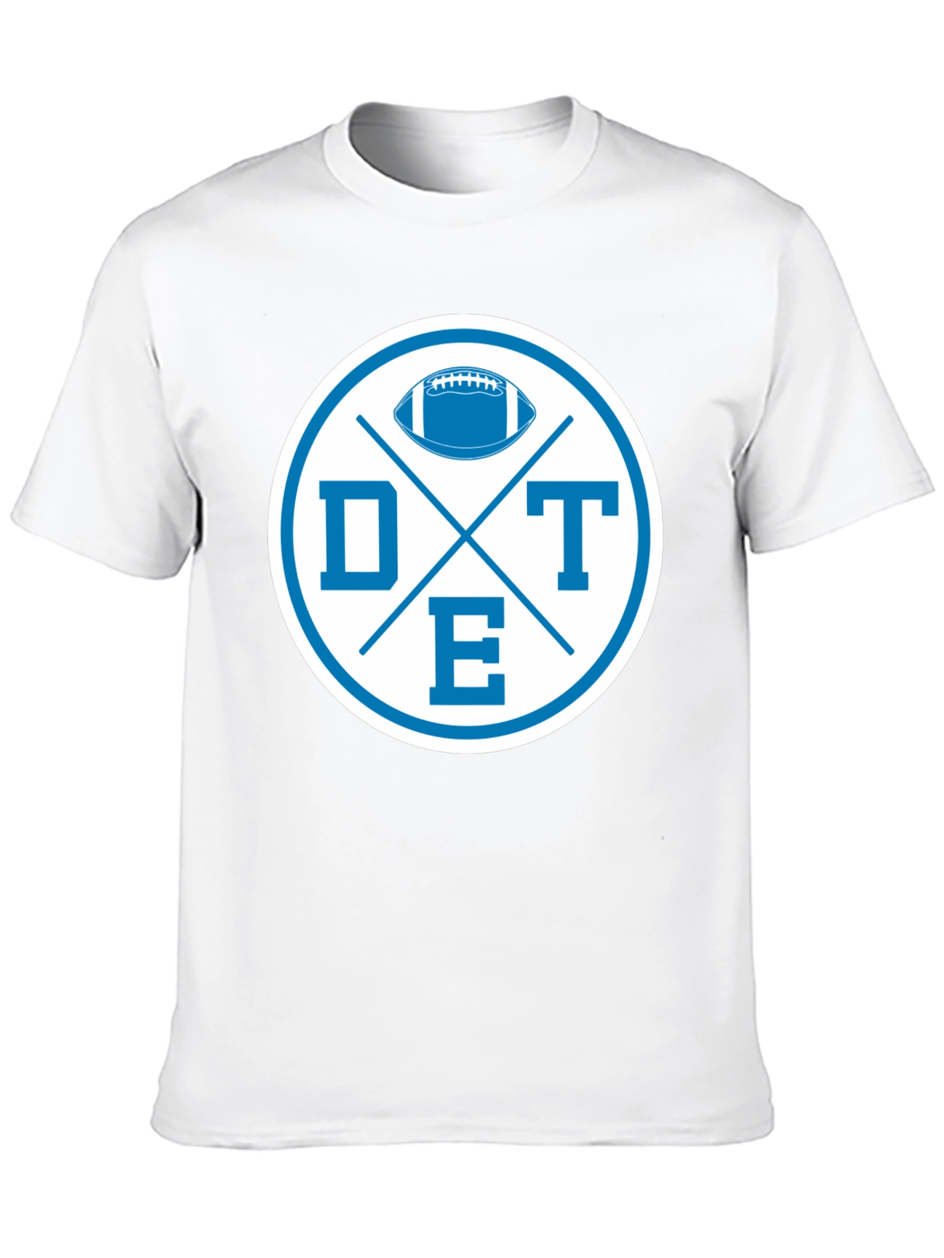Black DTE Football Graphic Tee - Classic Sports Style view 10